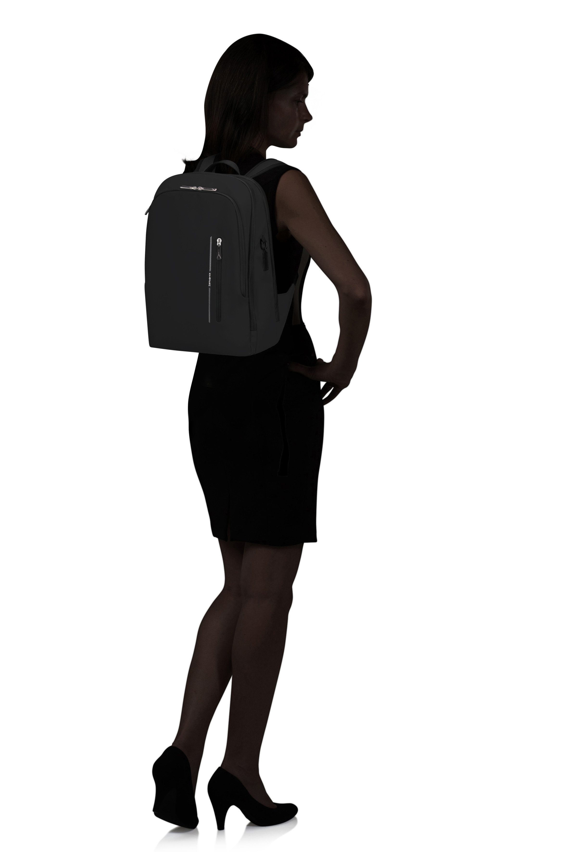 Samsonite Laptoprucksack GLAM-GO 15,6 Zoll, mit separatem Laptop- und Tabletfach, mit Reißverschluss im Hauptfach