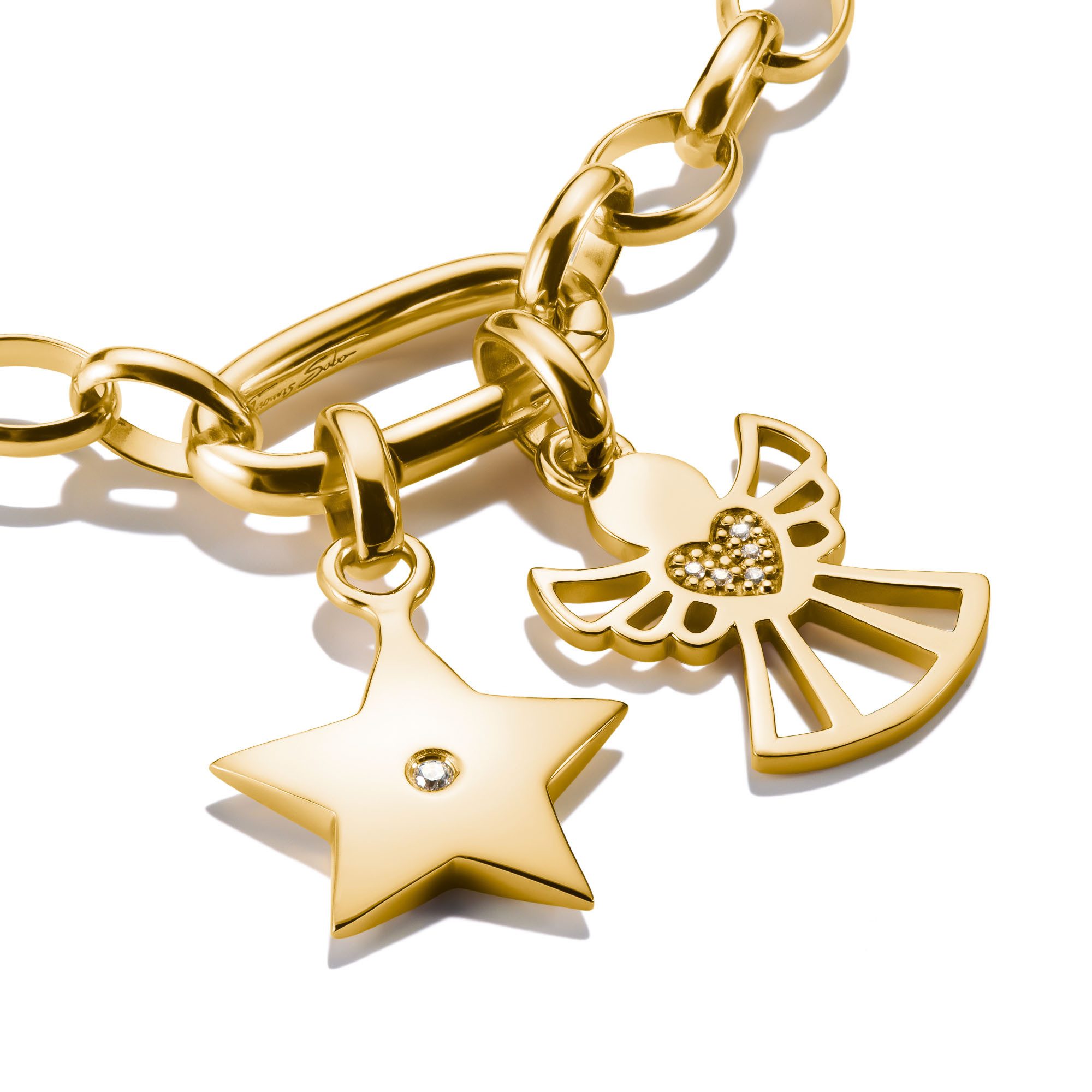 THOMAS SABO Charm-Einhänger Charm Beschützer der Liebe - Connect, mit Zirkonia (synth)