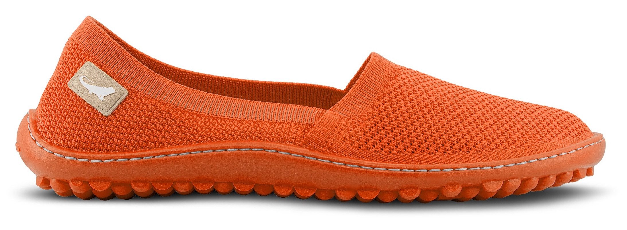 Leguano FLAIR Barfußschuh Slipper, Schlupfschuh mit Logo-Aufnäher an der Ferse