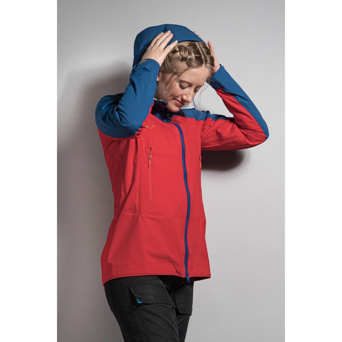 TATONKA® Outdoorjacke Zenja W's Recco Jacket Robuste Dreilagenjacke aus T-HardShell Pro 3L mit Ausrüstung
