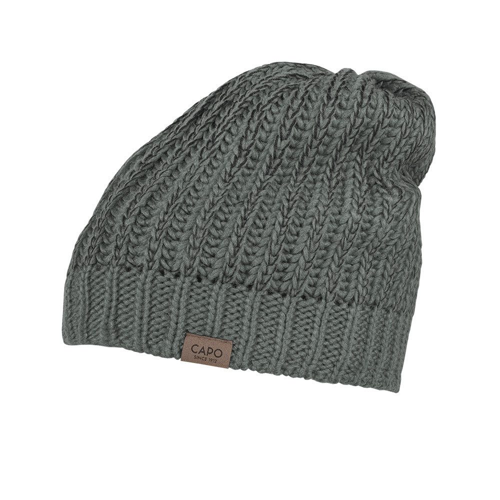 Strickmütze Beanie, Farbverlauf Fleecefutter