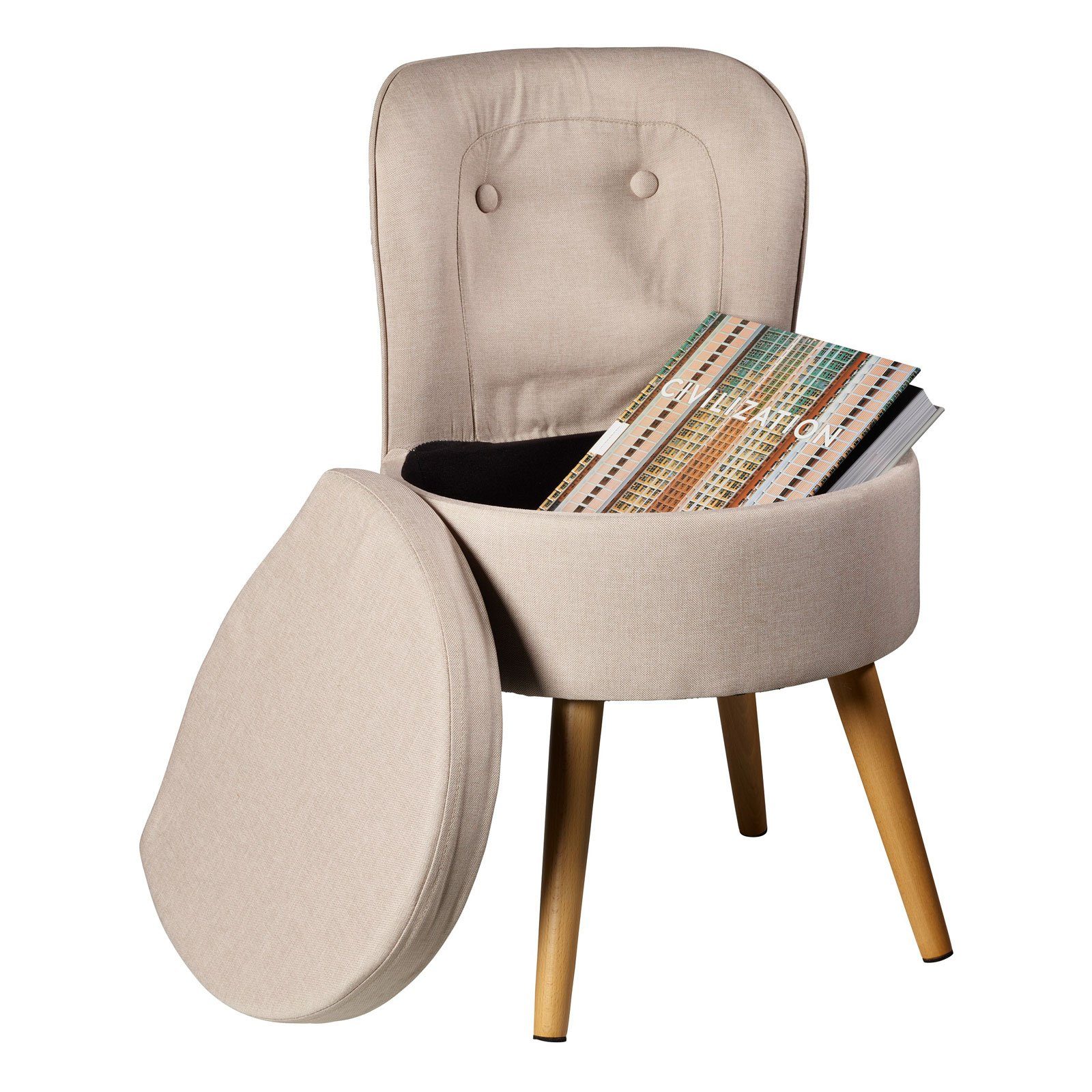 ECHTWERK Sessel VINCE, Skandinavischer Polstersessel mit Komfort, hohe Rück günstig online kaufen