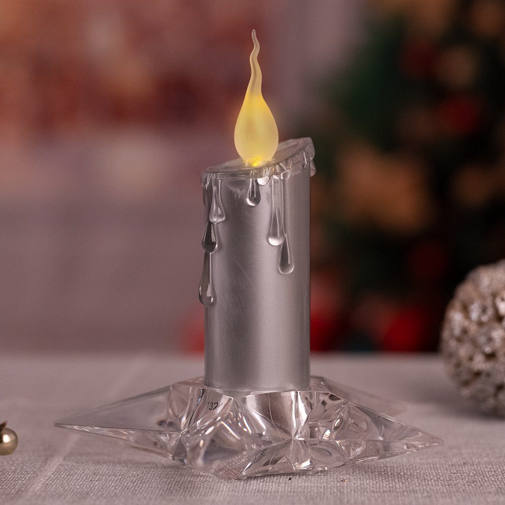 Esto LED Dekolicht, Tischleuchte LED Kerze Weihnachtsdeko Flackereffekt Wei günstig online kaufen
