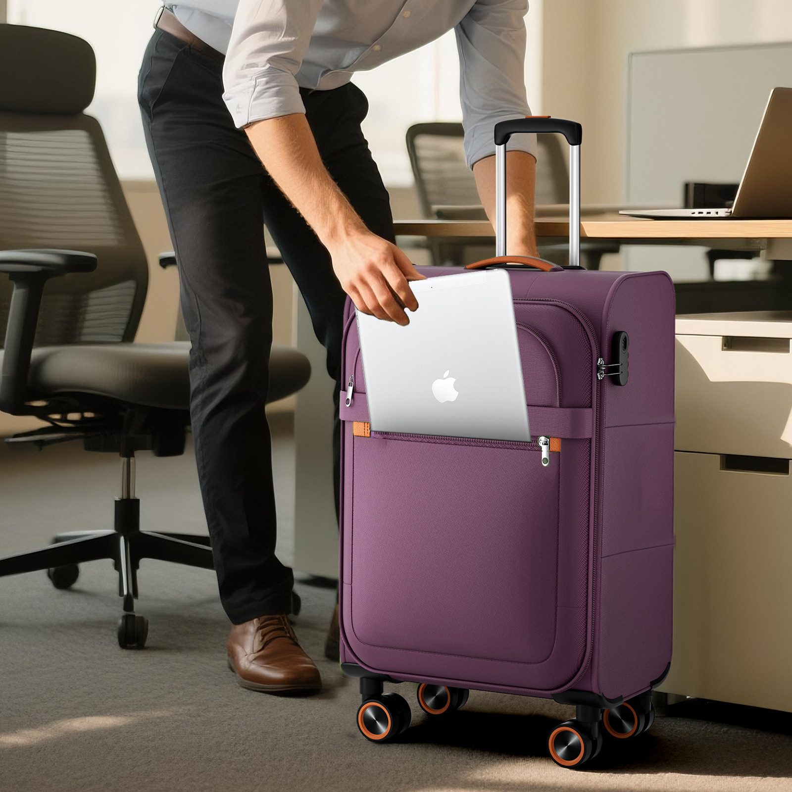 Verage Weichgepäck-Trolley Trier, Leicht Reisekoffer, Stoffkoffer, 4 Rollen günstig online kaufen