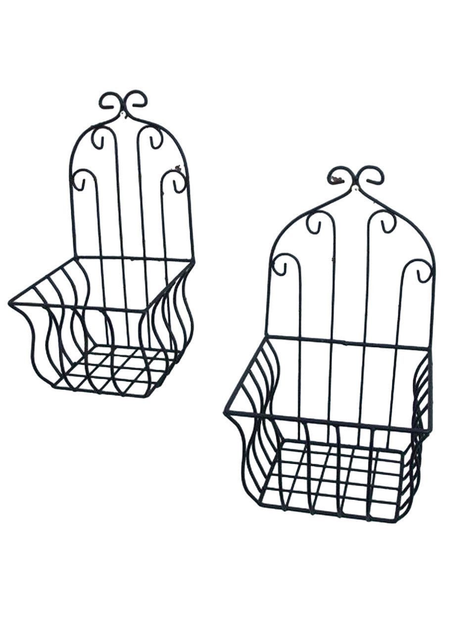 Deko-Impression Hängekorb Dekorative Wandkörbe, Wandregal, Ablage, Wandhalter, 2 Stück, Eisen (2 St)