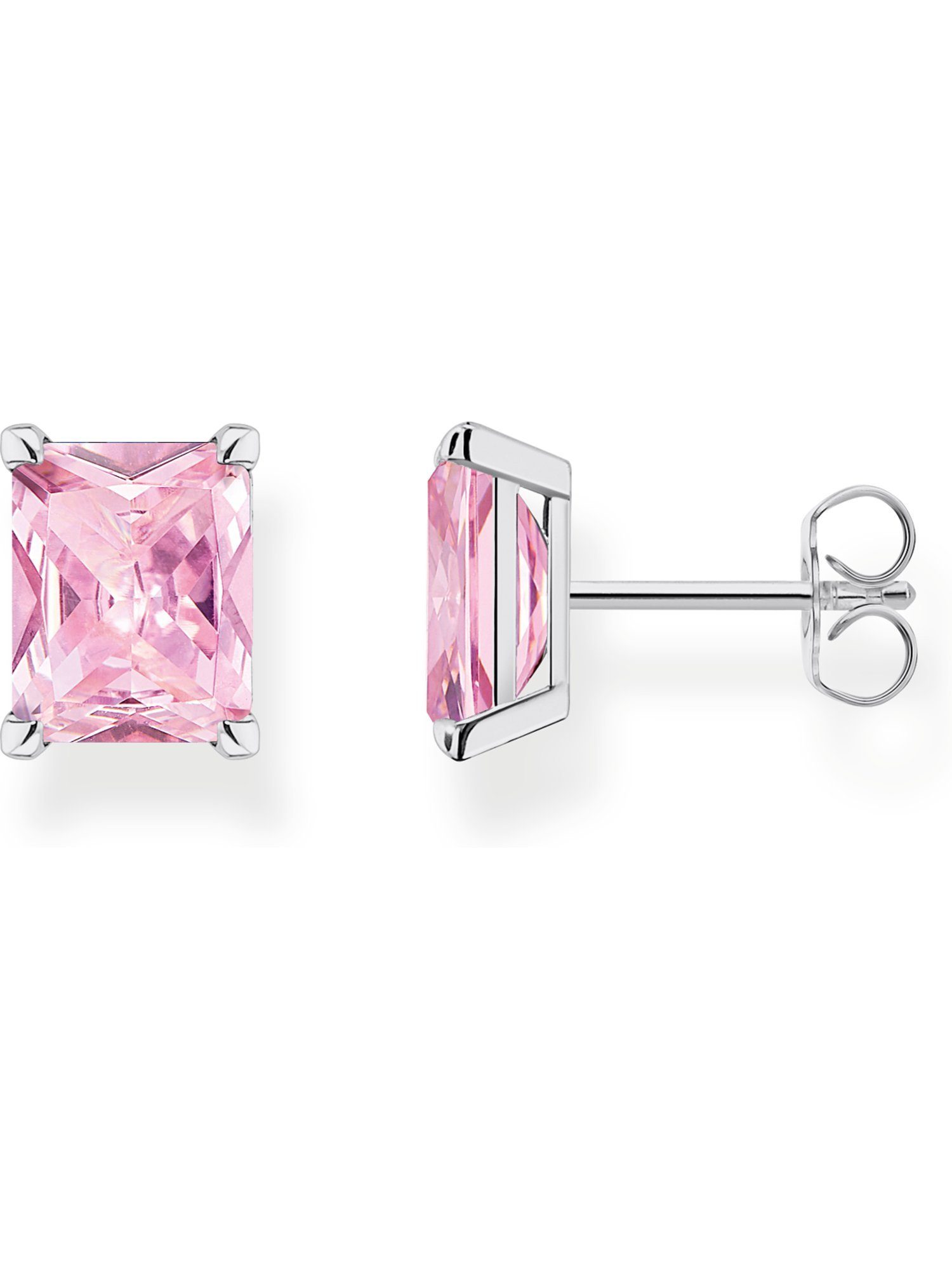Paar Ohrstecker Thomas Sabo Damen-Ohrstecker 925er Silber Zirkonia