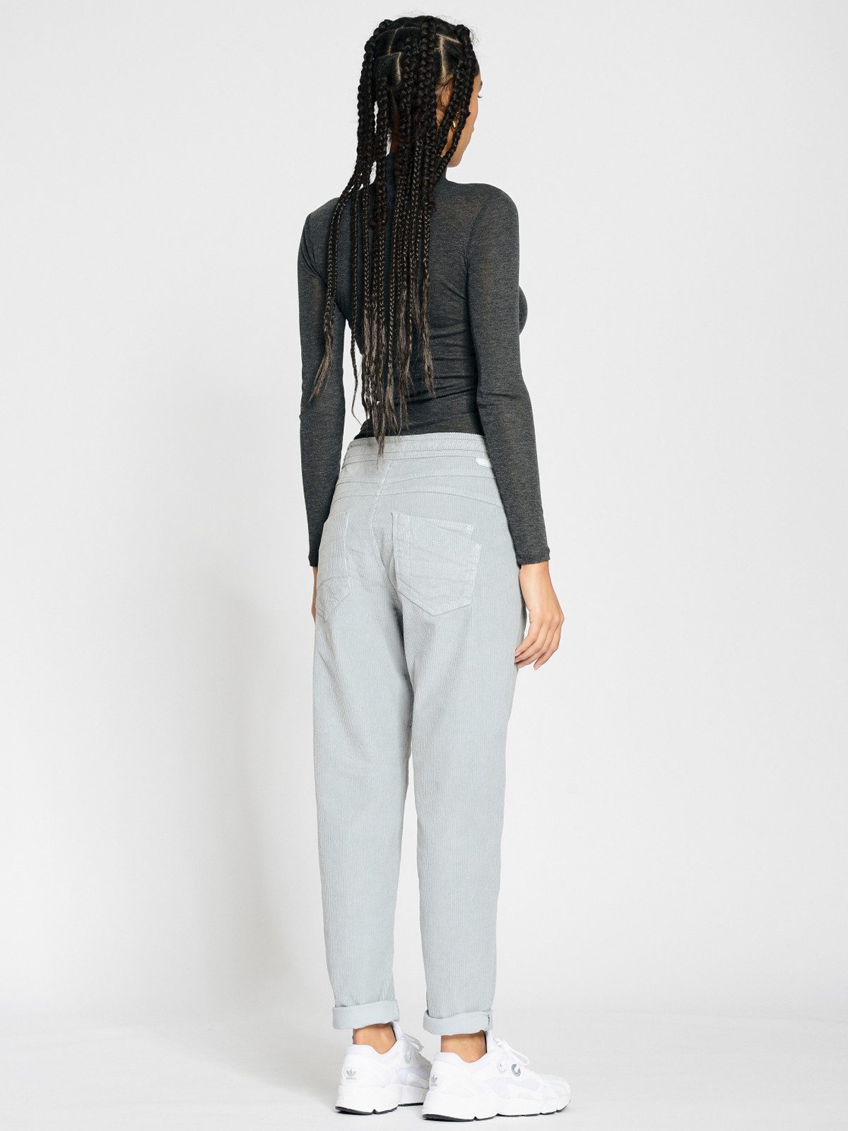 GANG Jogger Pants Gang Amelie Jogger Relaxed Fit (1-tlg) Kordel als Gürtel