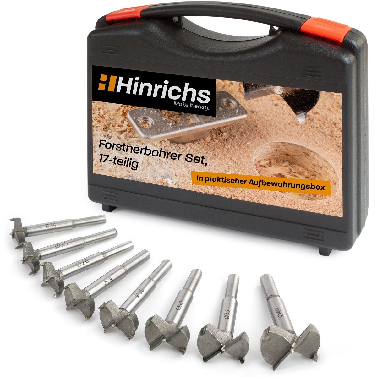 Hinrichs Forstnerbohrer Hinrichs Forstnerbohrer Set mit günstig online kaufen