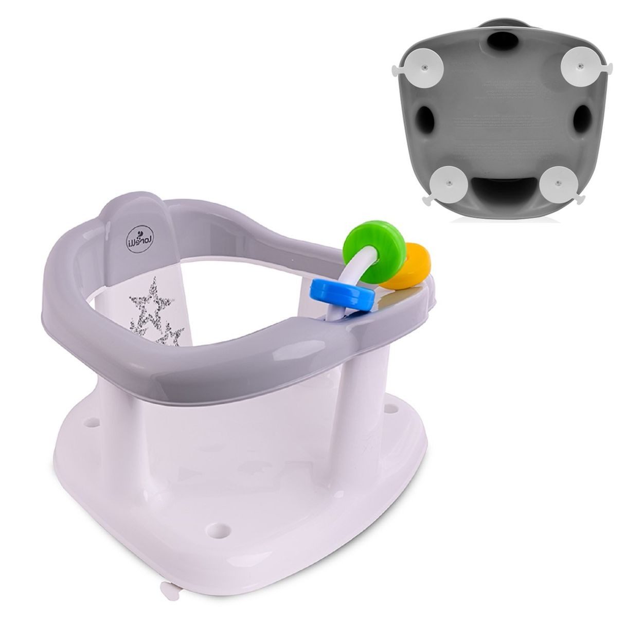 LORELLI Badesitz Panda, Badering, rutschfeste Basis, hohe Rückenlehne, ergonomische Form