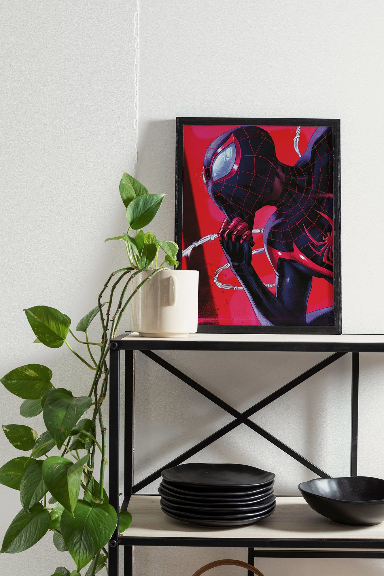 Komar Wandbild Marvel Spider-Man Pondering, Disney (Set, 1 St), 30 x 40 cm (Breite x Höhe) - Kinderzimmer, Dekoration