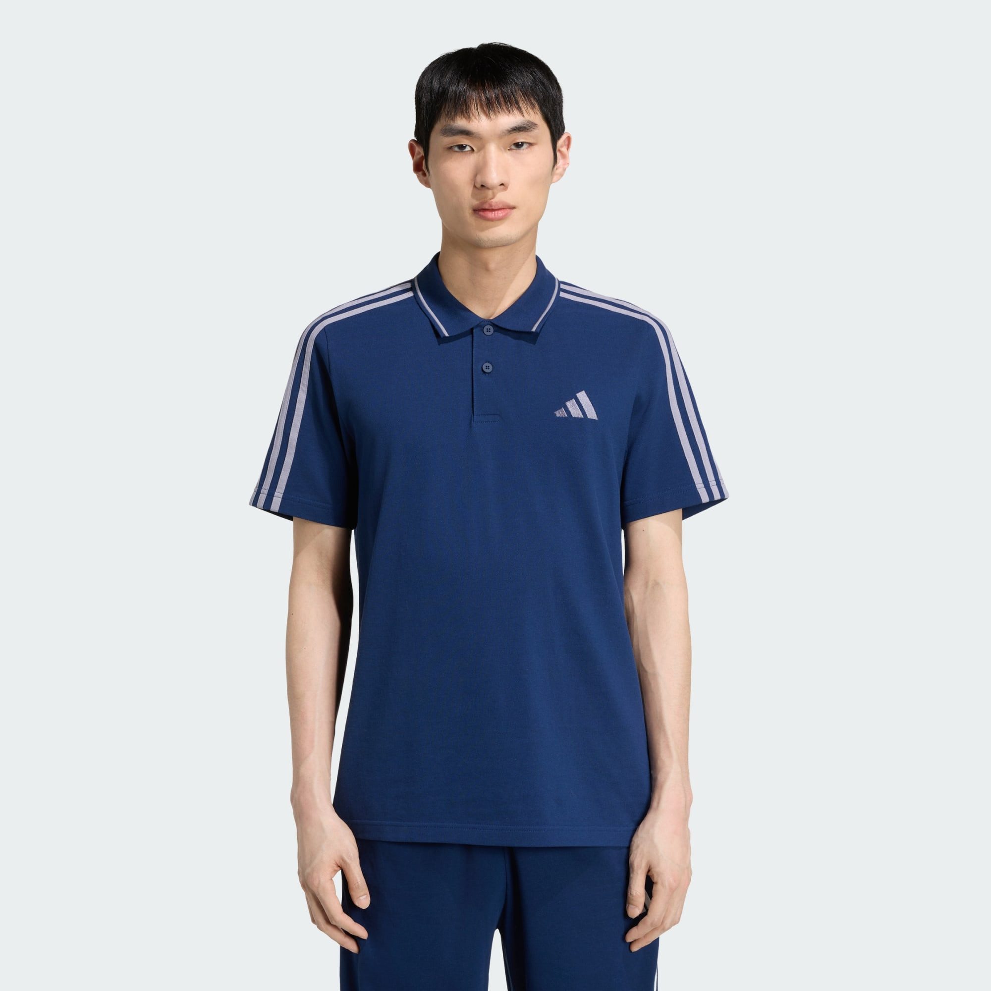 adidas Sportswear Poloshirt ESSENTIALS 3-STREIFEN PIKEE-POLOSHIRT (1-tlg)