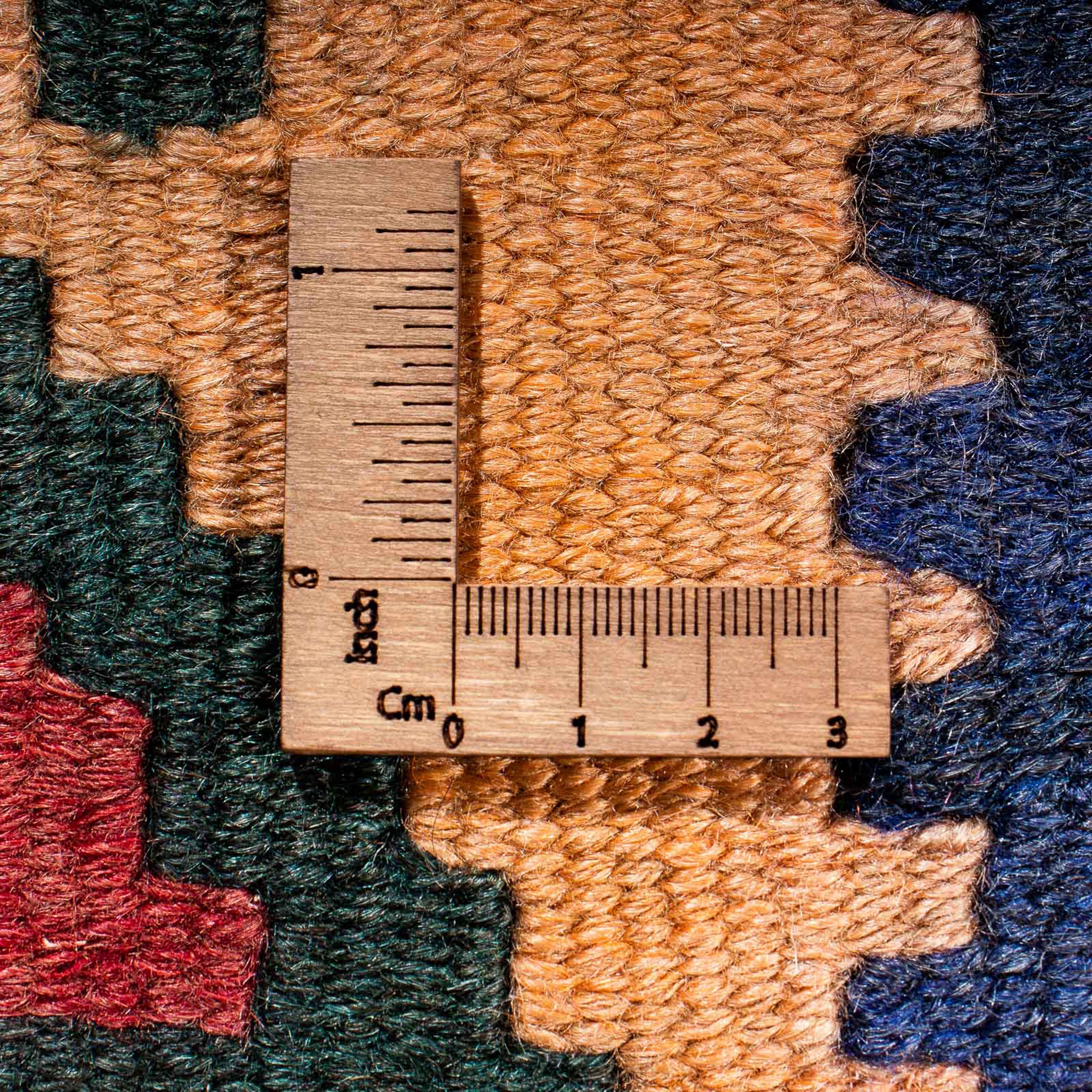 350 Kelim 140 - - Old cm - Wollteppich rechteckig, Einzelstück Wohnzimmer, Höhe: x mm, mehrfarbig, morgenland, 5