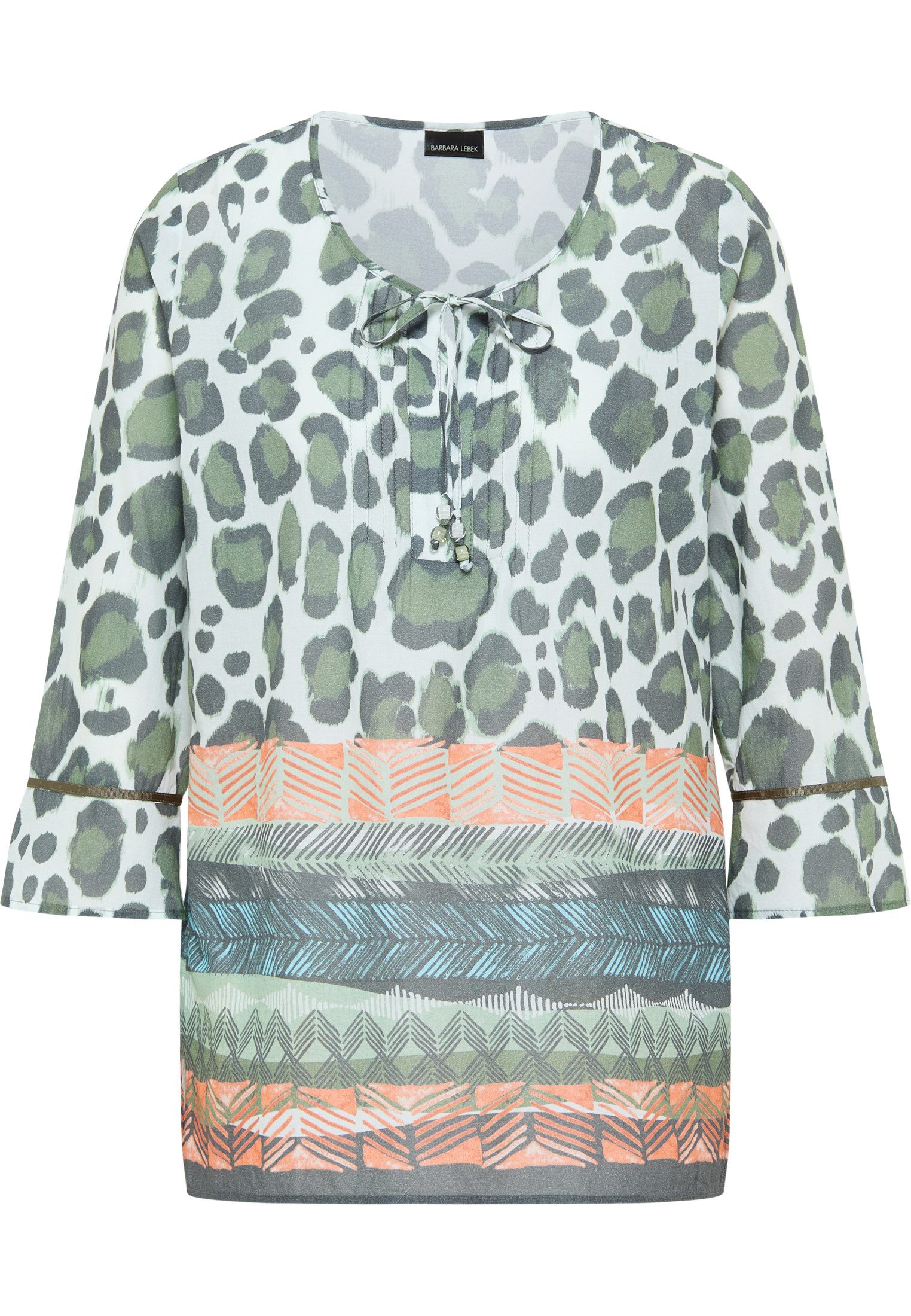 Barbara Lebek Langarmbluse Tunika liegend