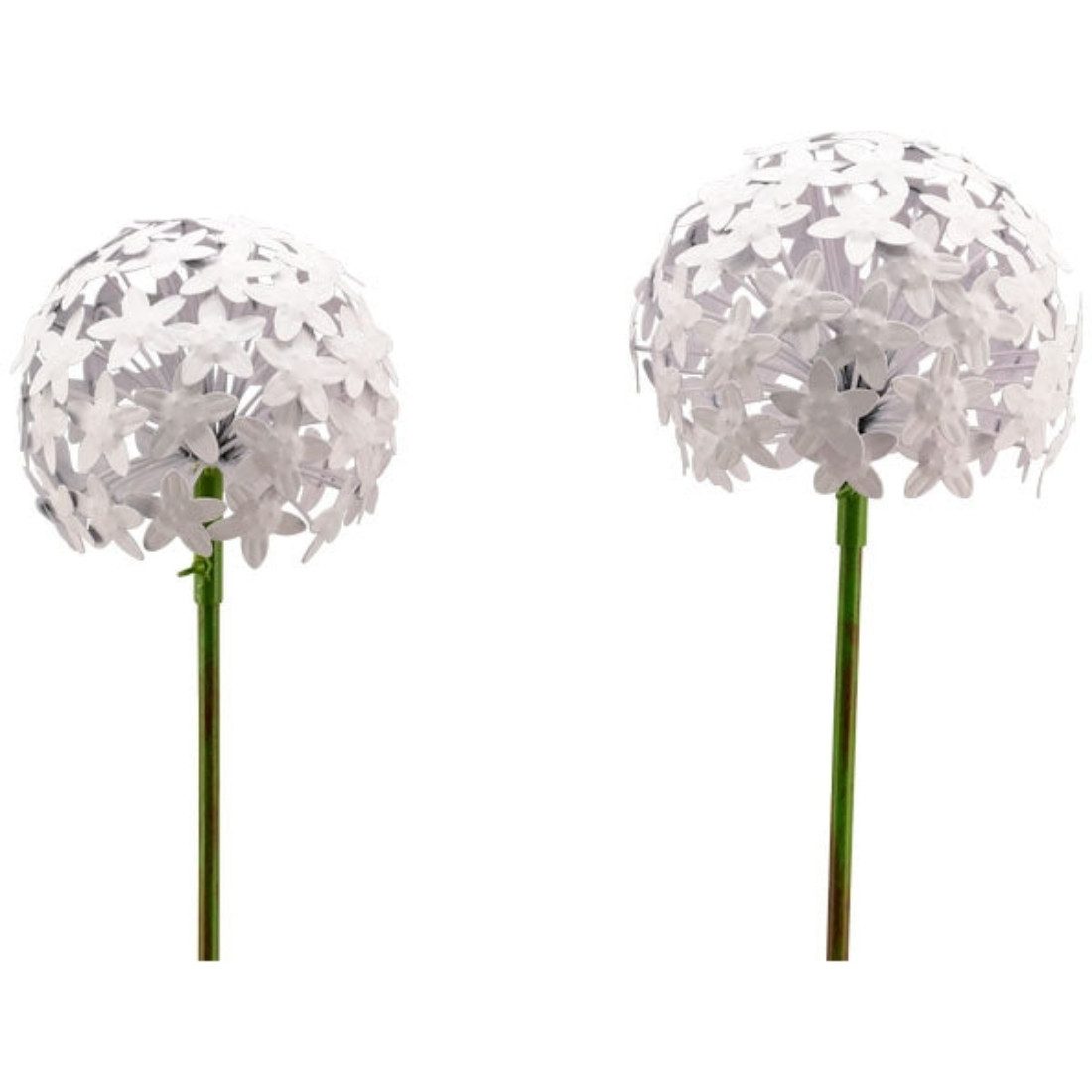 finehomegarden Gartenstecker Pflanzstecker Allium weiß "ArtFerro" günstig online kaufen