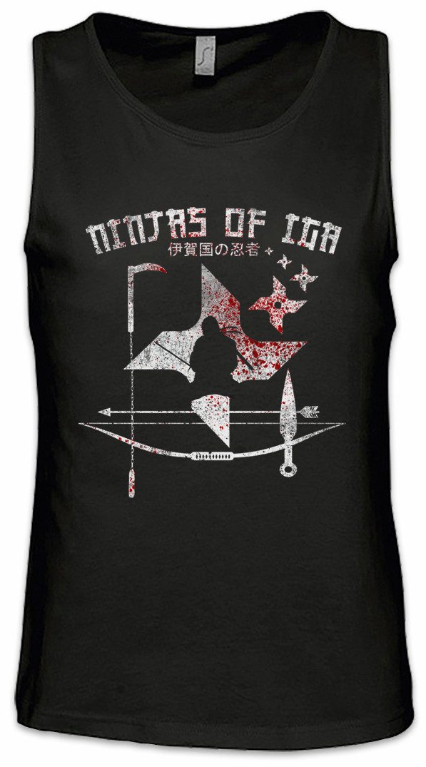 Tanktop Ninjas Of Iga Ärmelloses T-Shirt Mie Kinki Japan Hanzo Samurai Shogun