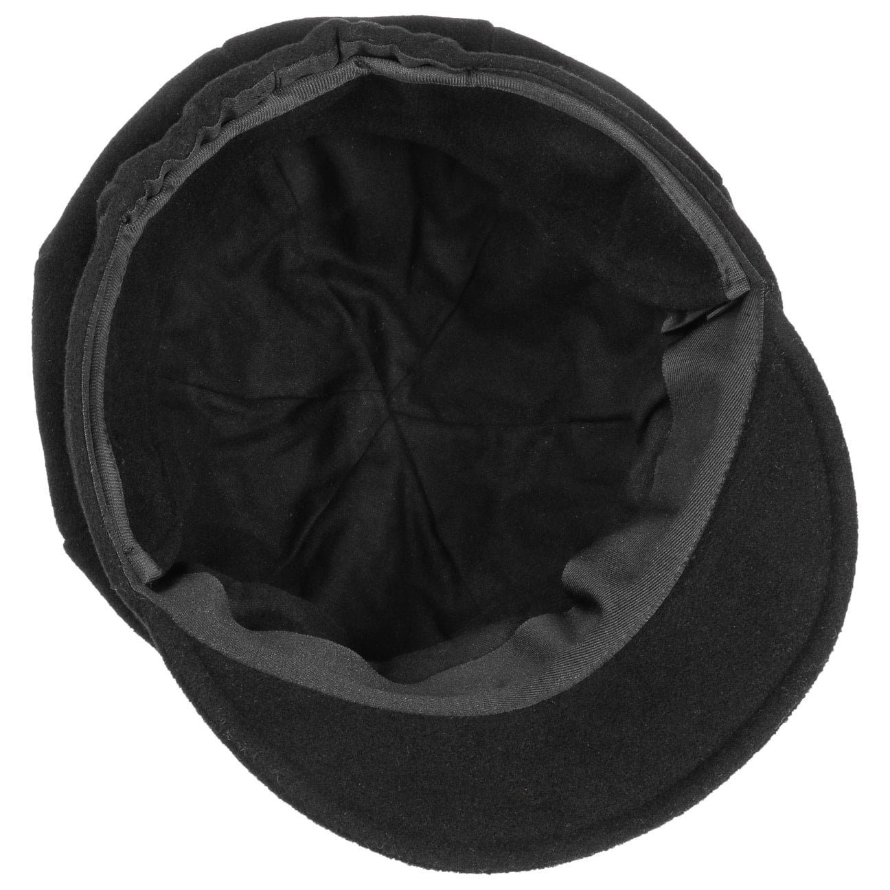Ballonmütze schwarz the Damencap in EU Mayser (1-St) Schirm, mit Made