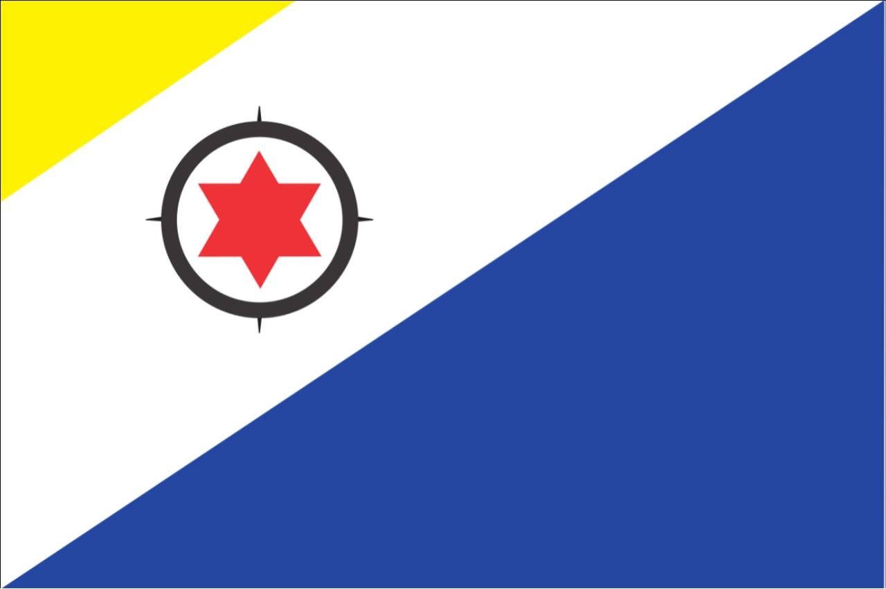 flaggenmeer Bonaire Flagge 110 Querformat Flagge g/m²