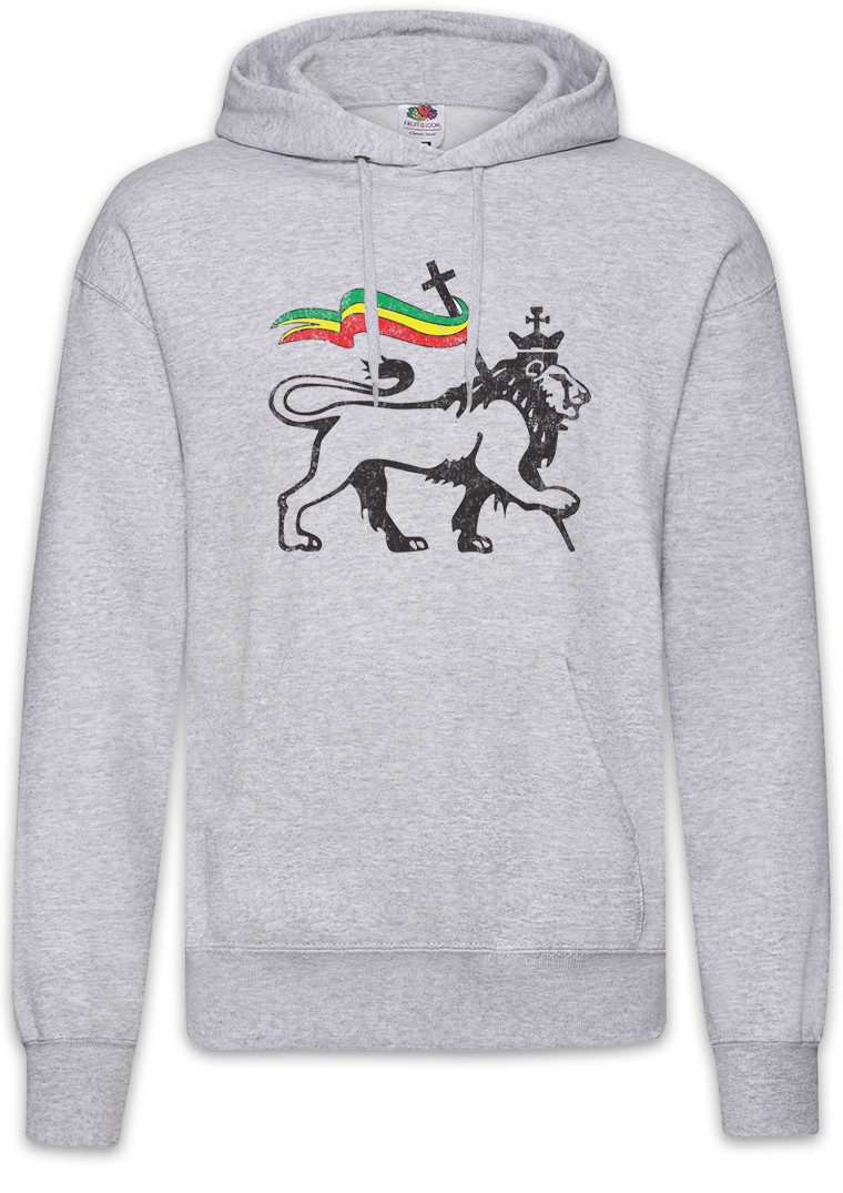 Hoodie Lion Of Judah II Herren Hoodie Zion Babylon Reggae Irie Löwe Jamaica