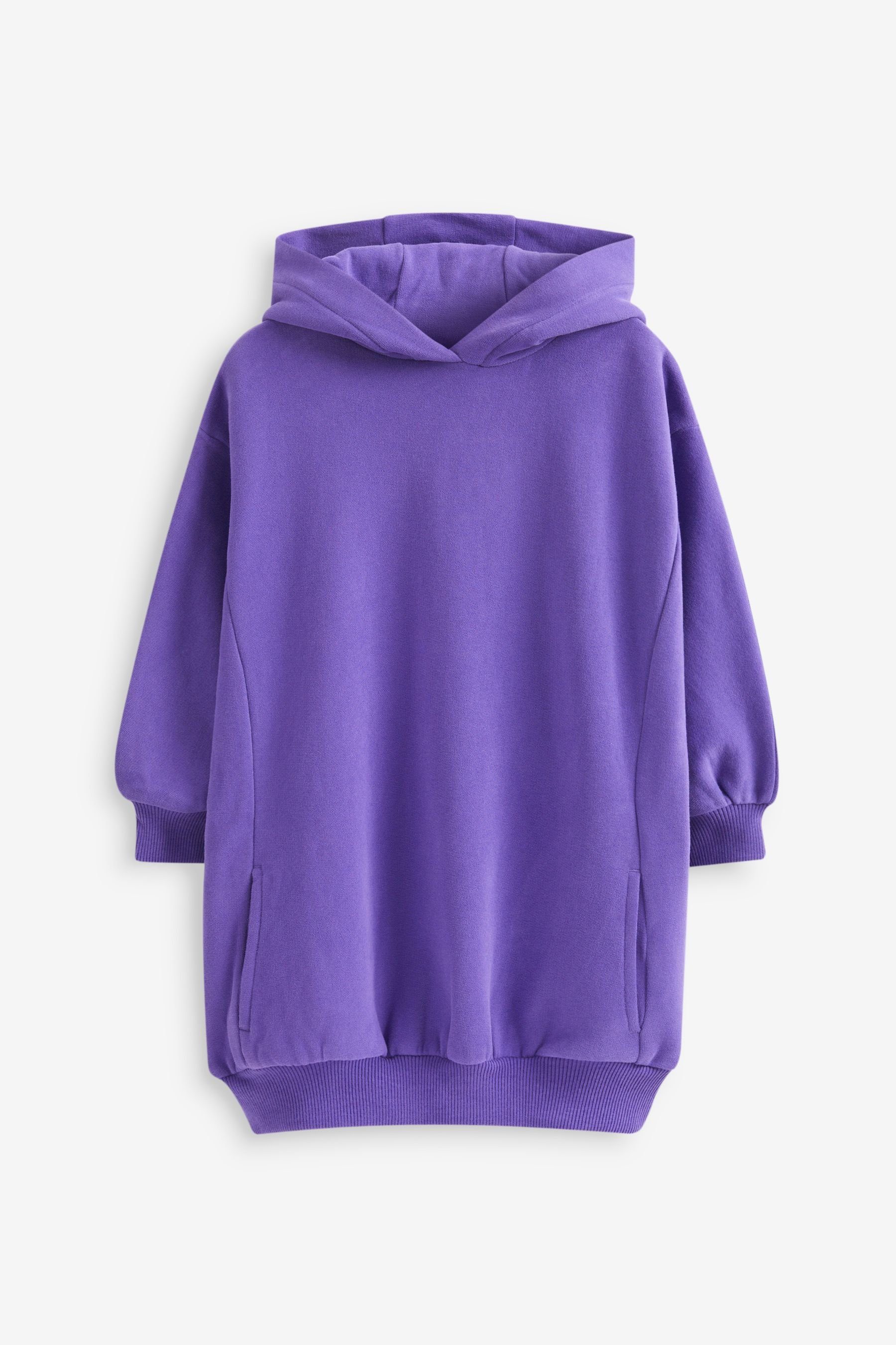 Next Longsweatshirt Langes Kapuzensweatshirt (1-tlg) Purple