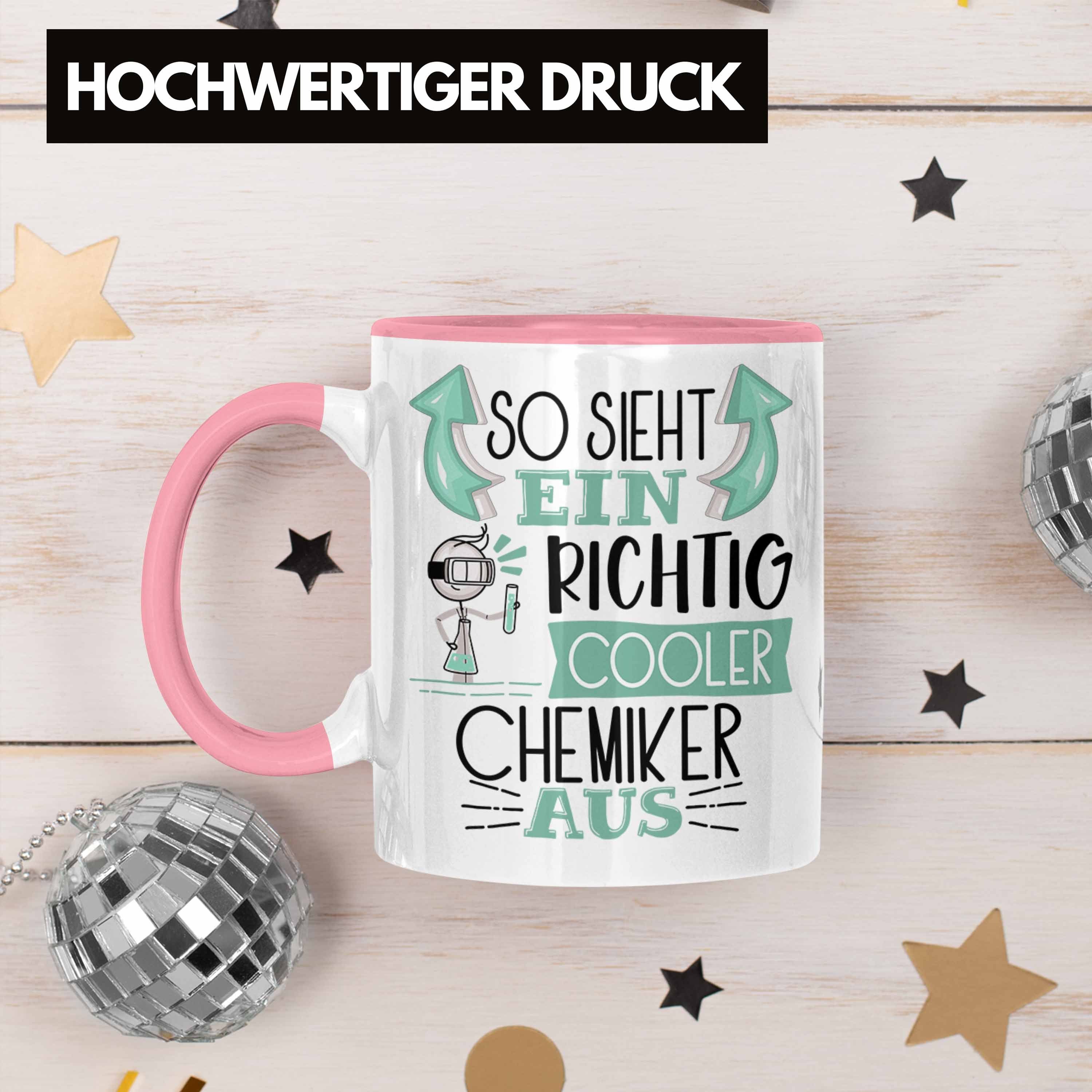 Ein Cooler So Aus Rosa Gesc Chemiker Trendation Geschenk RIchtig Chemiker Sieht Tasse Tasse