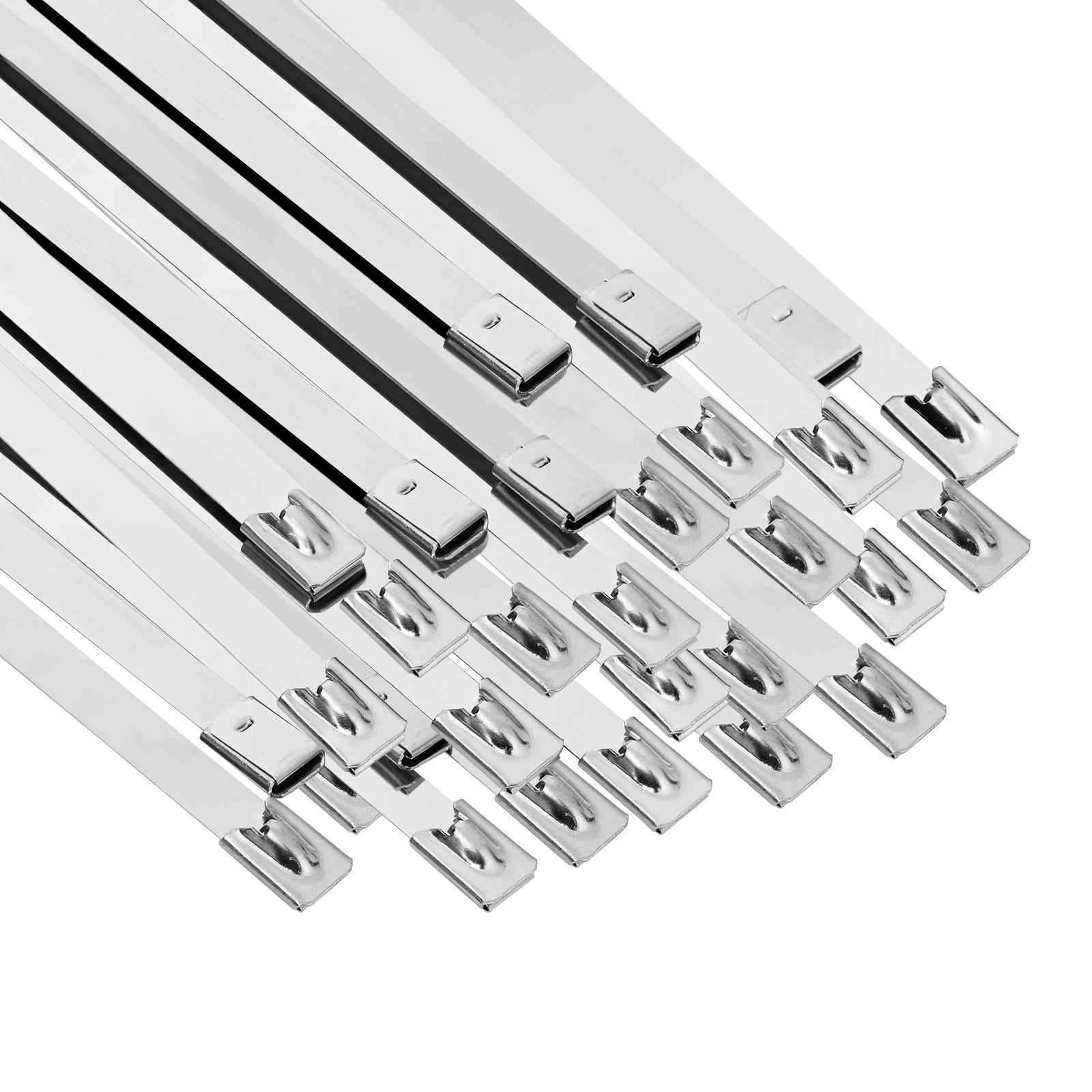 vidaXL Kabelbinder Kabelbinder 250 stk. 7,9 x 200 mm Silber (250-St)