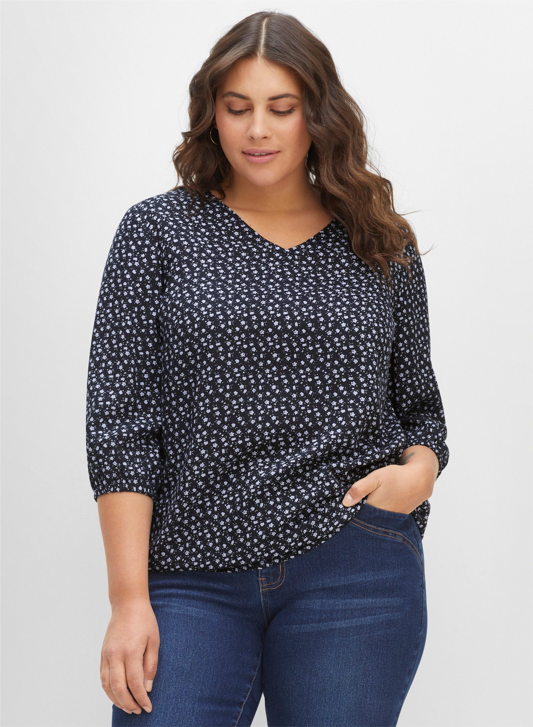 Sheego Klassische Bluse Tunika günstig online kaufen