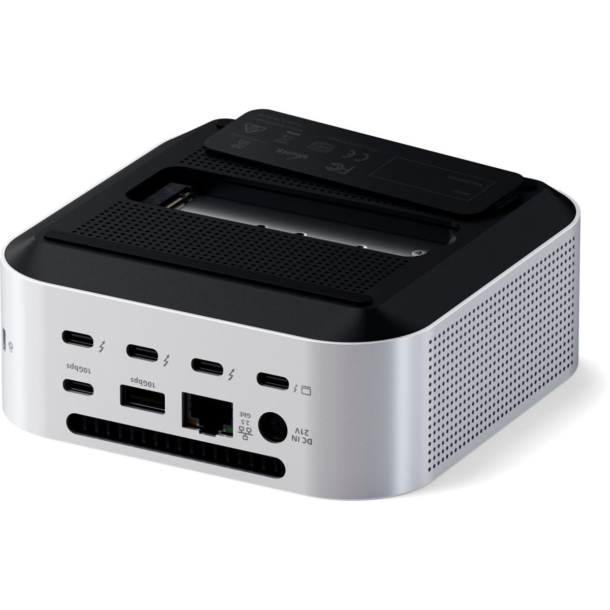 Satechi Thunderbolt 5 CubeDock with SSD Enclosure - Type F Netzwerk-Switch