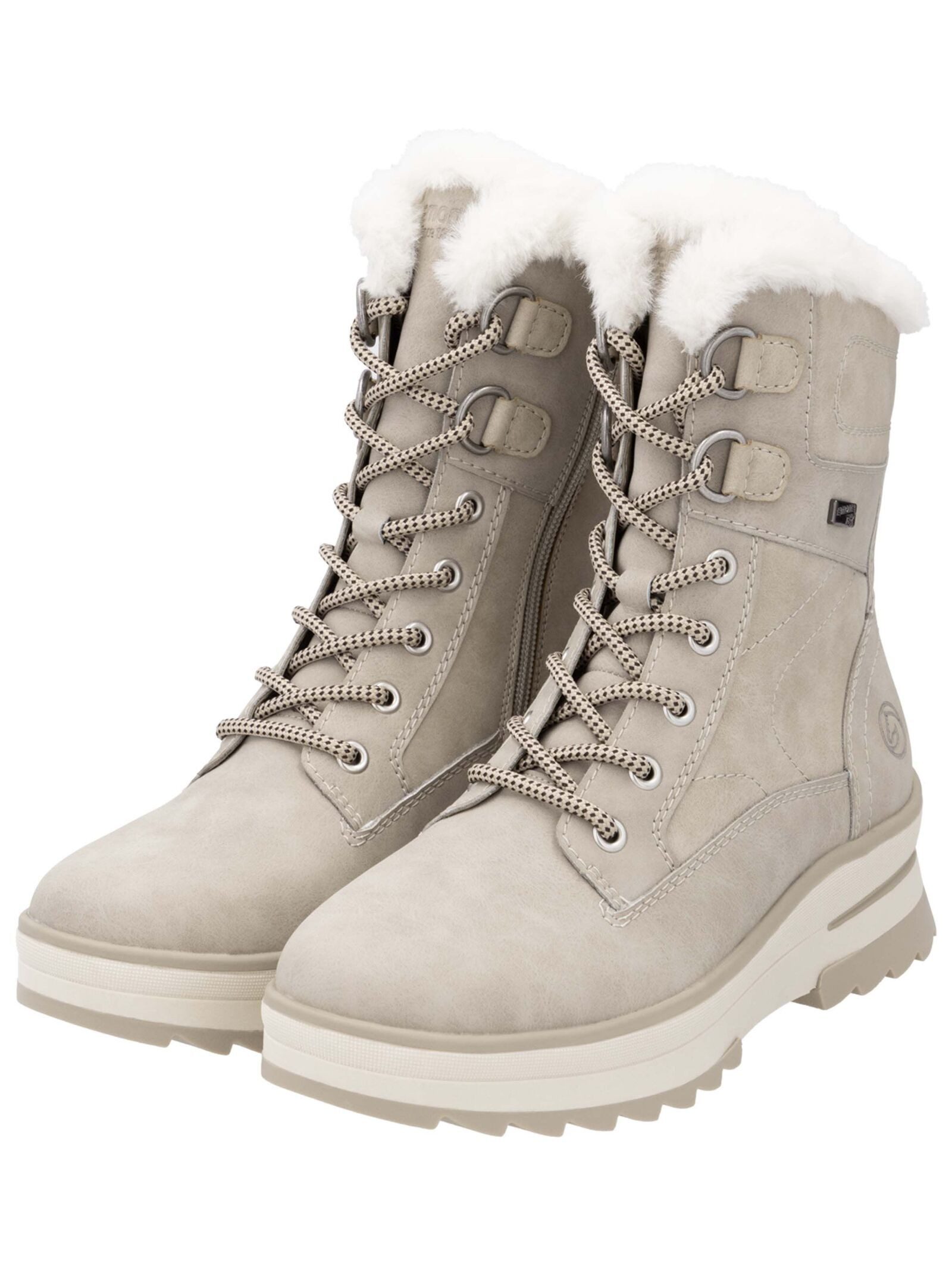 Remonte Remonte Stiefelette Veloursleder Schnürstiefelette