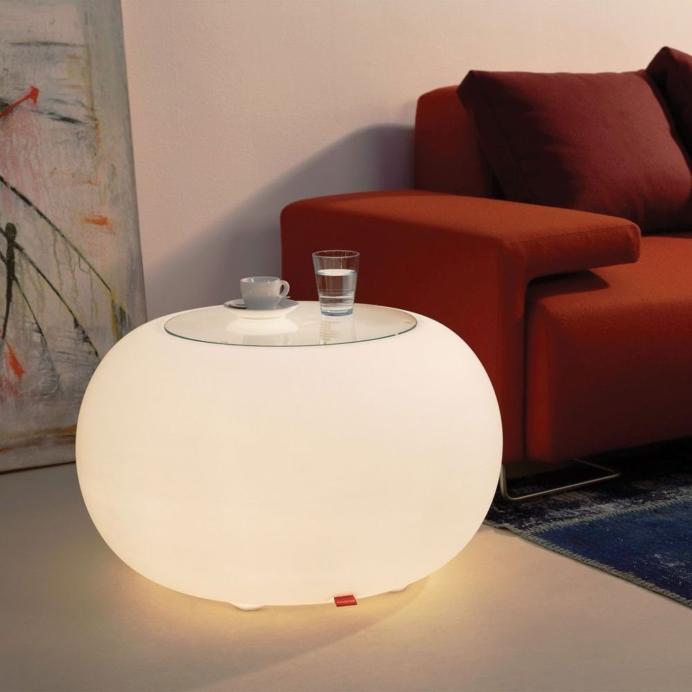 Moree Stehlampe Bubble Design Weiß, Transluzent