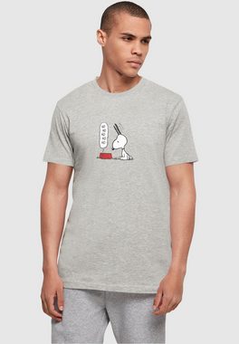 Merchcode T-Shirt Merchcode Herren Peanuts Hungry Snoopy Basic Round Neck T-Shirt (1-tlg)