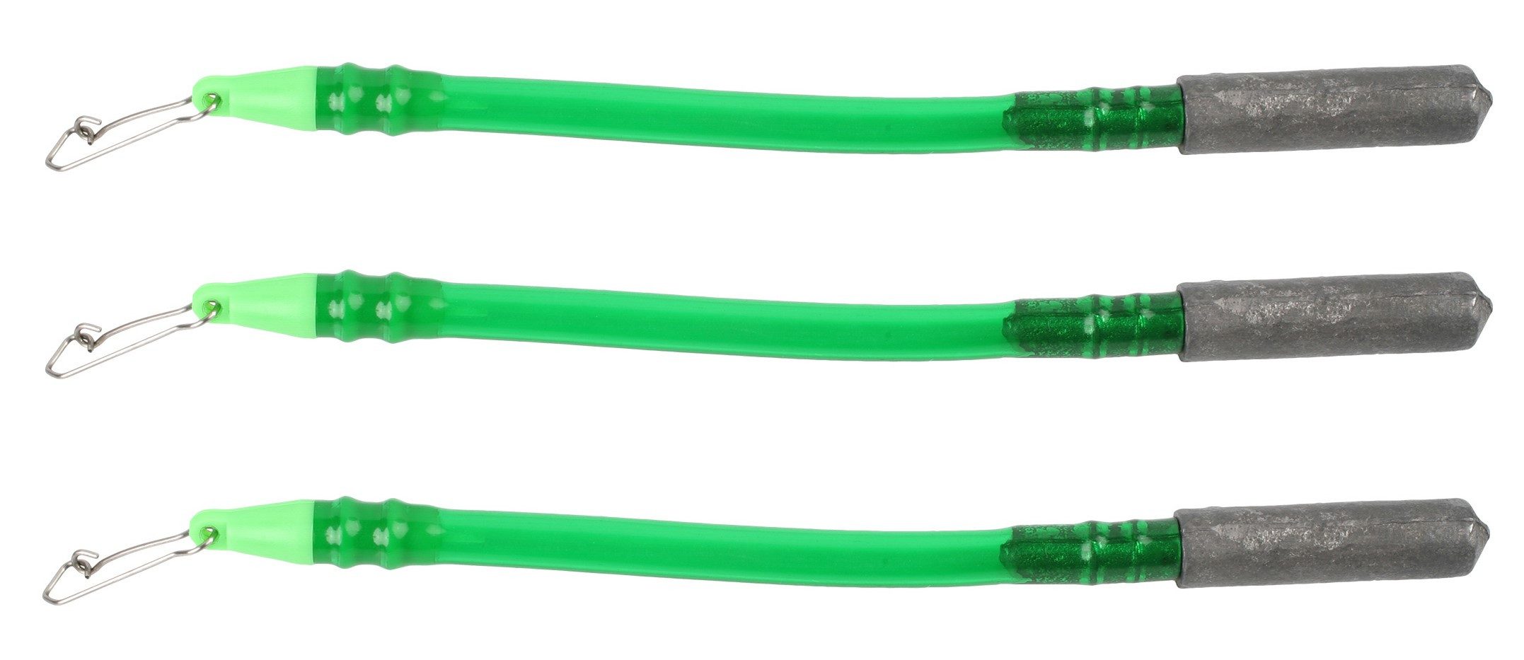 MIKADO Total Fishing Drop-Shot-Blei TIROLER HÖLZL 80g - 3 Stück SET - Stab Angel Blei Gewicht Spinnen, (3-St)
