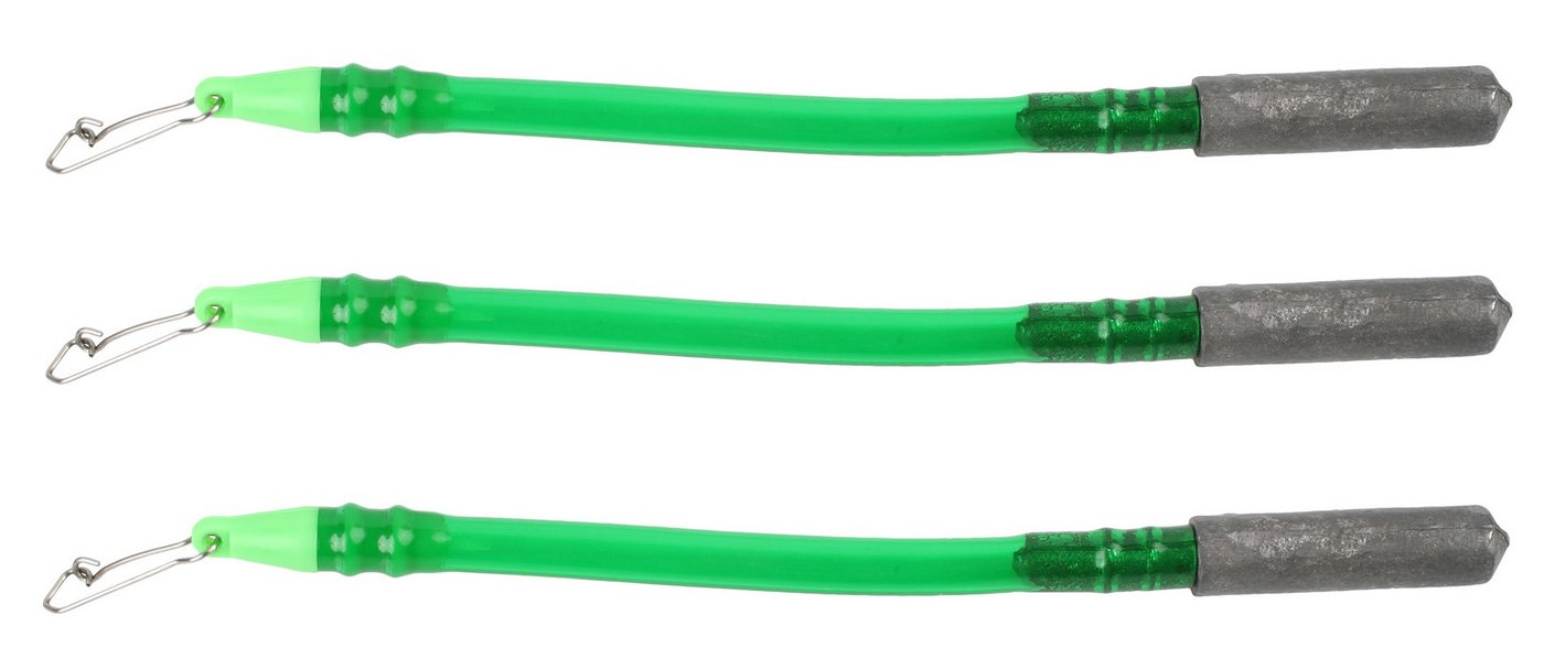 MIKADO Total Fishing Drop-Shot-Blei TIROLER HÖLZL 100g - 3 Stück SET - Stab Angel Blei Gewicht Spinnen, (3-St)