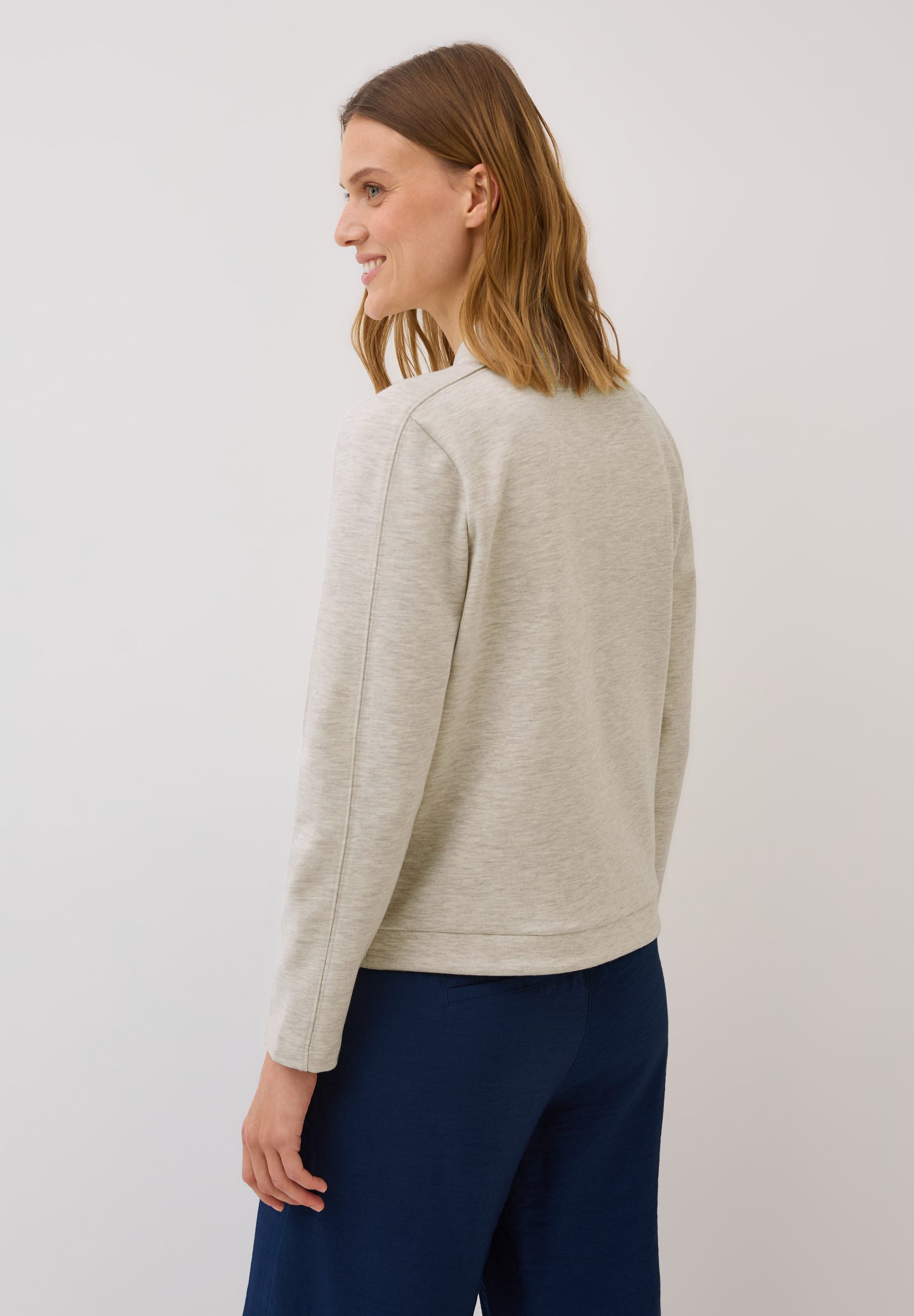 CECIL Sweatjacke Sweat Blouson mit Tunnelzug günstig online kaufen
