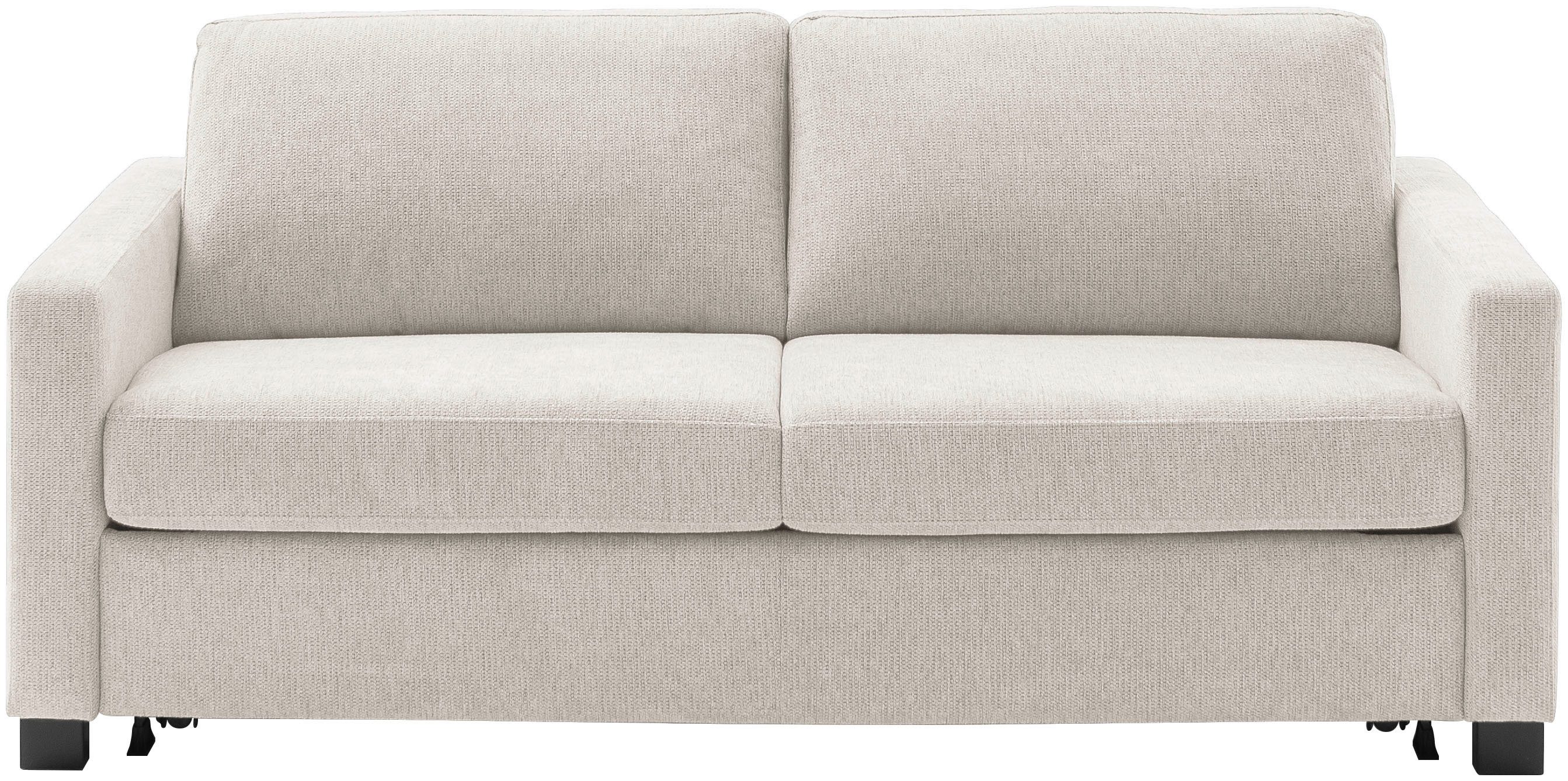 Home affaire Schlafsofa Vionelle, 3-Sitzer mit Kaltschaummatratze nach Wahl, Breite 206 cm, 2 Teile, Dauerschläfer mit wahlweise Standard- oder Premium-Matratze
