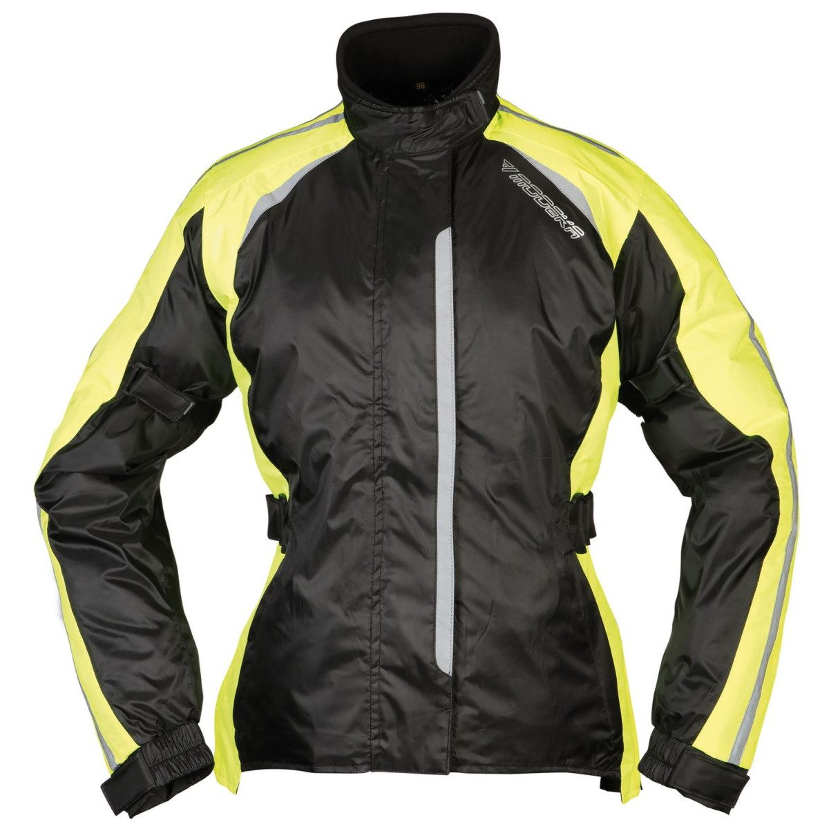 Regenanzug Modeka Viola Dry Lady Regenjacke schwarz / gelb