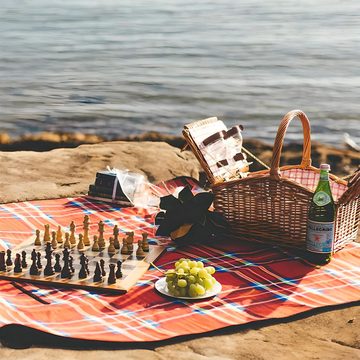 Picknickdecke Picknickdecke XXL Campingdecke Reisedecke Stranddecke Picknick Matte, Retoo, Ein sehr weicher und bequemer Stoff, Wasserabweisendes Material