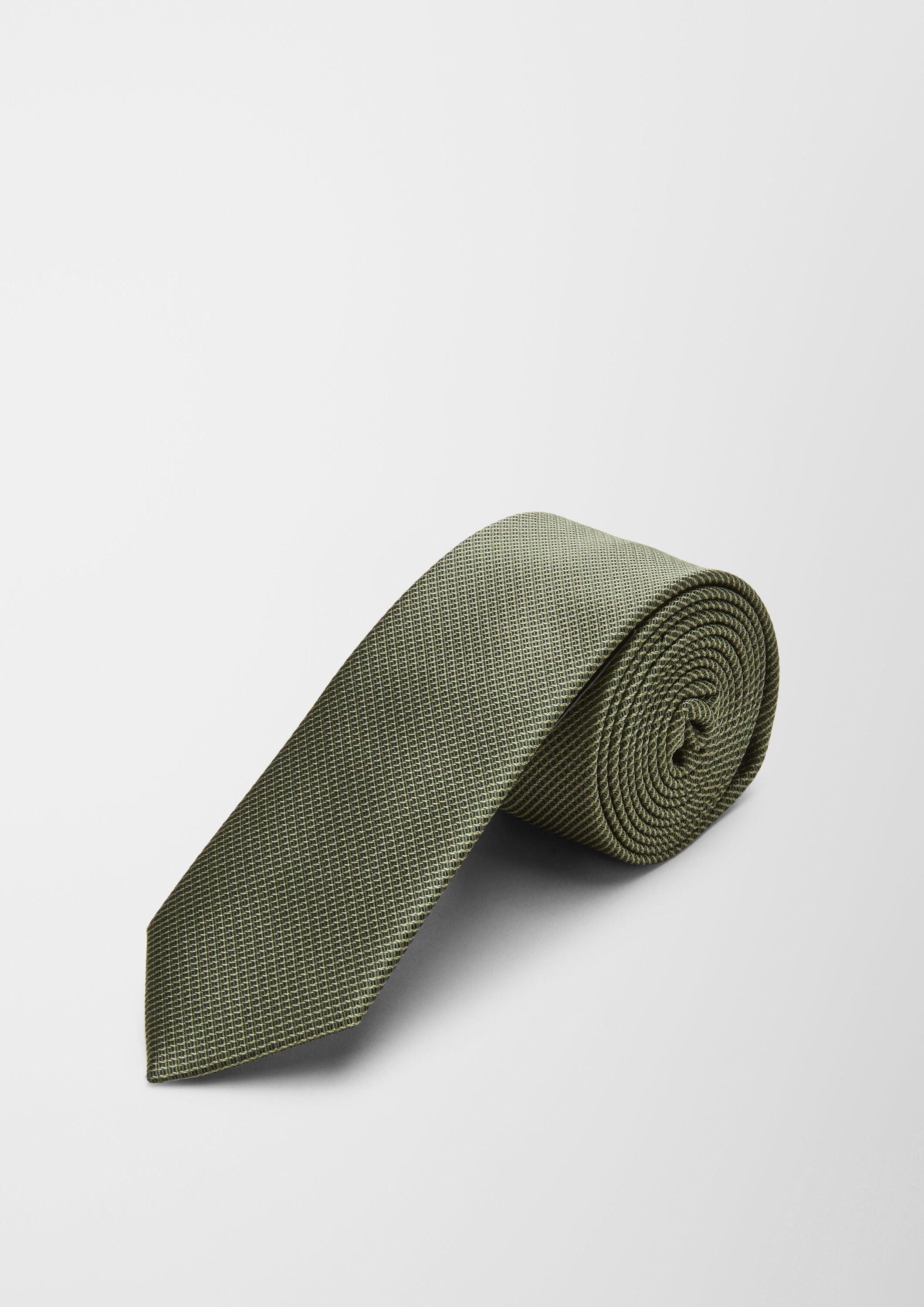 s.Oliver Krawatte Krawatte Krawatte in Dobby-Struktur