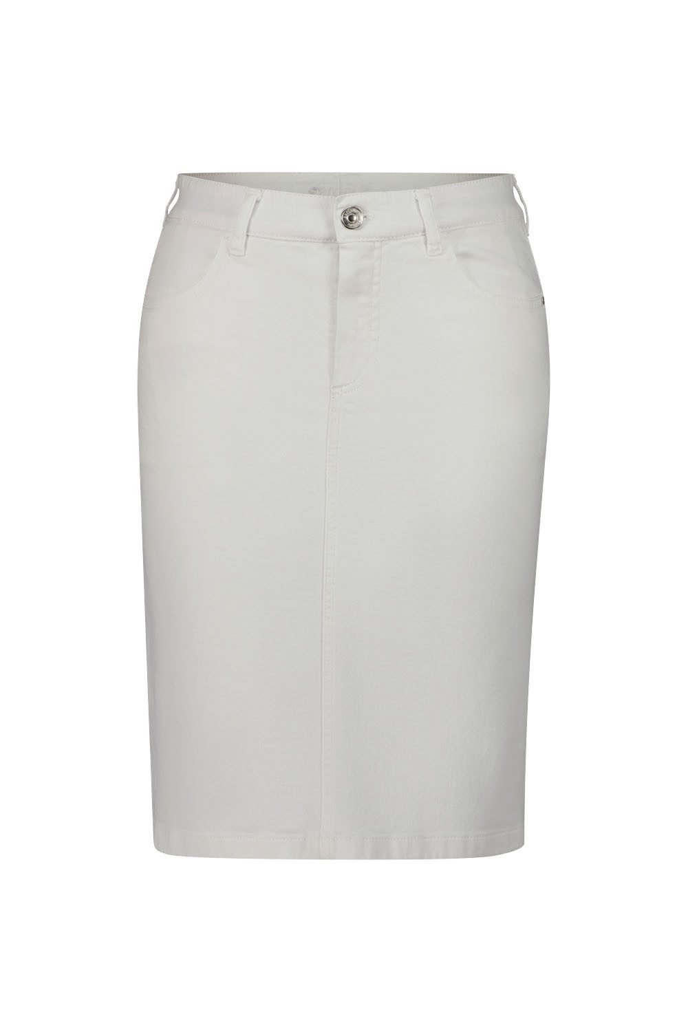Atelier GARDEUR Straight-Jeans HEDI550-670721-7201 weiß white denim Damenrock Stretch-Denim mit angenehmer Elastizität und 5-Pocket-Details