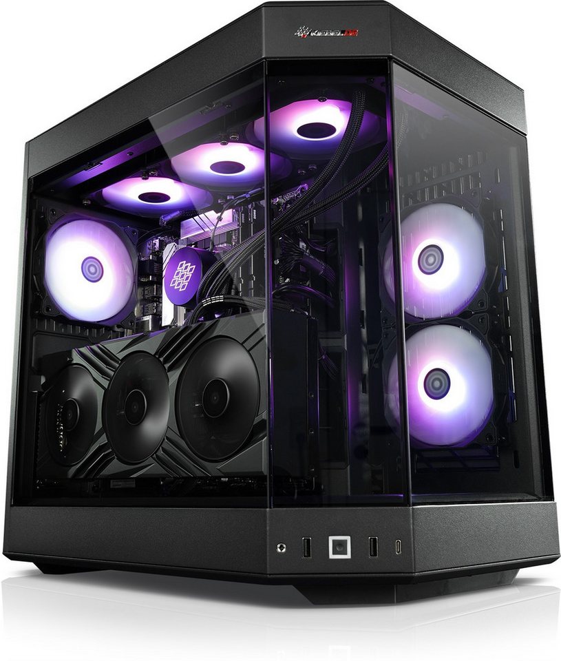 Kiebel Poseidon IX Gaming-PC (AMD Ryzen 9 AMD Ryzen 9 9900X, RTX 5080, 32 GB RAM, 2000 GB SSD, Wasserkühlung, WLAN)