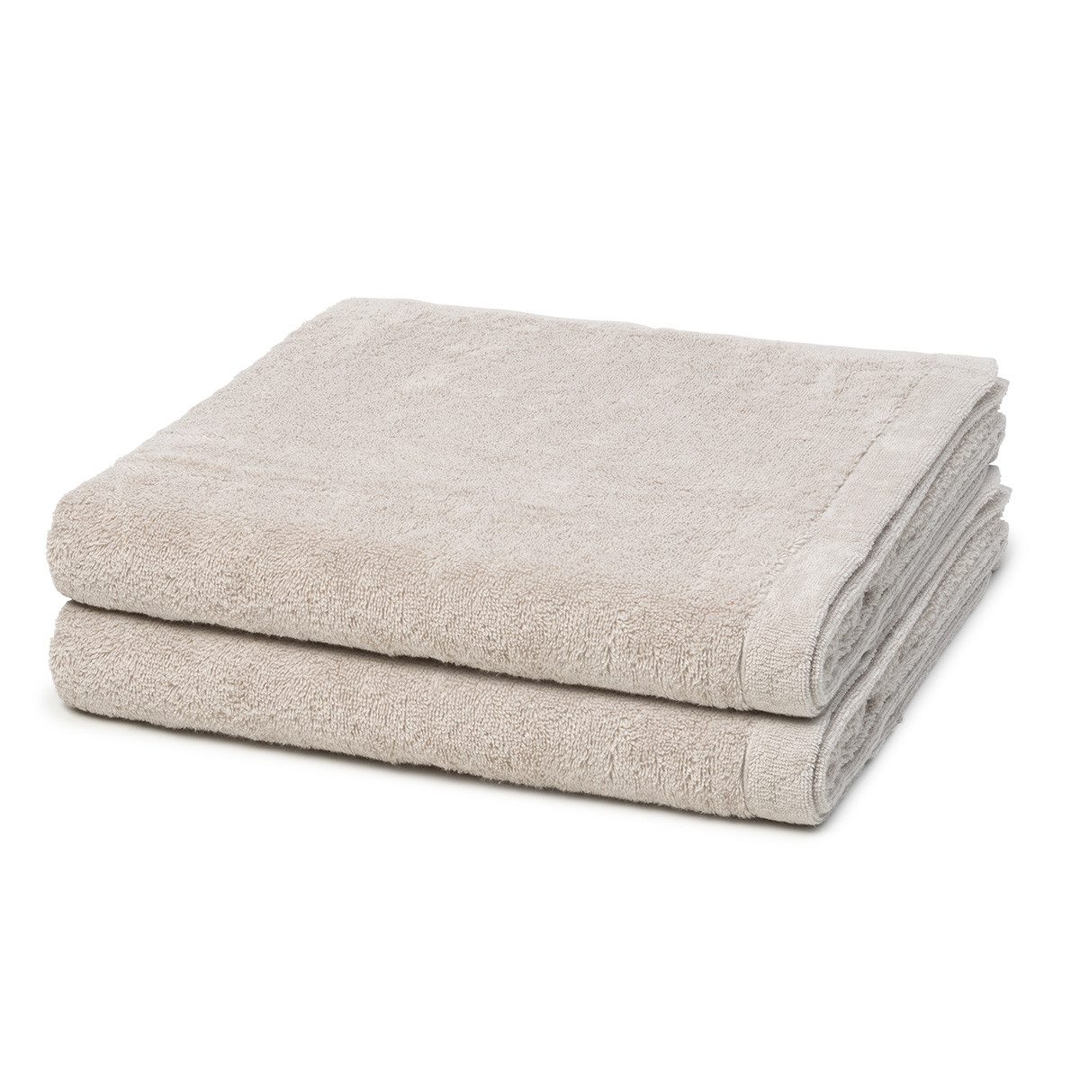 Cawö Handtuch Set Lifestyle, Walkfrottee (Spar-Set, 2-St), 2 X Duschtuch im Set - Baumwolle - Saugstark