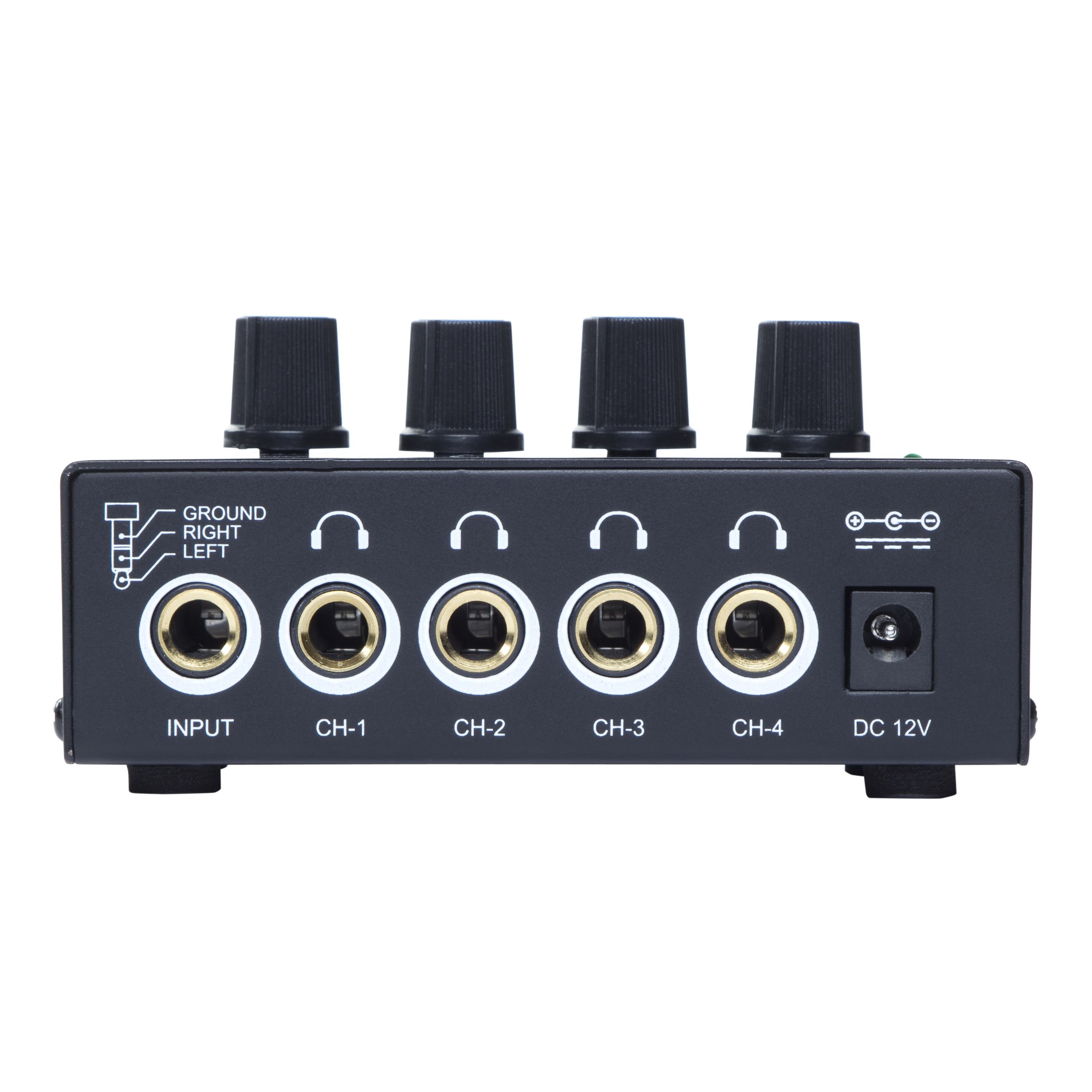 FAME Kopfhörerverstärker (Kopfhörerverstärker, 4-Kanal Stereo, Audio HPA-4, Bühne und Studio)