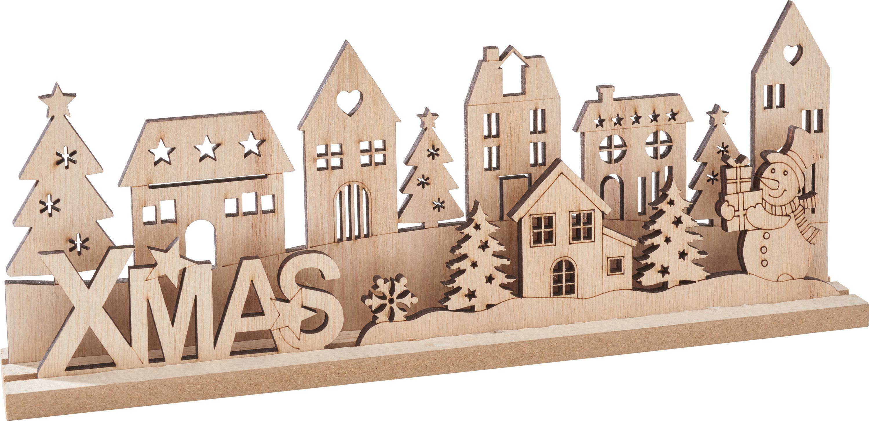 VBS Modellbausatz Weihnachtsdorf Xmas, 4-tlg.