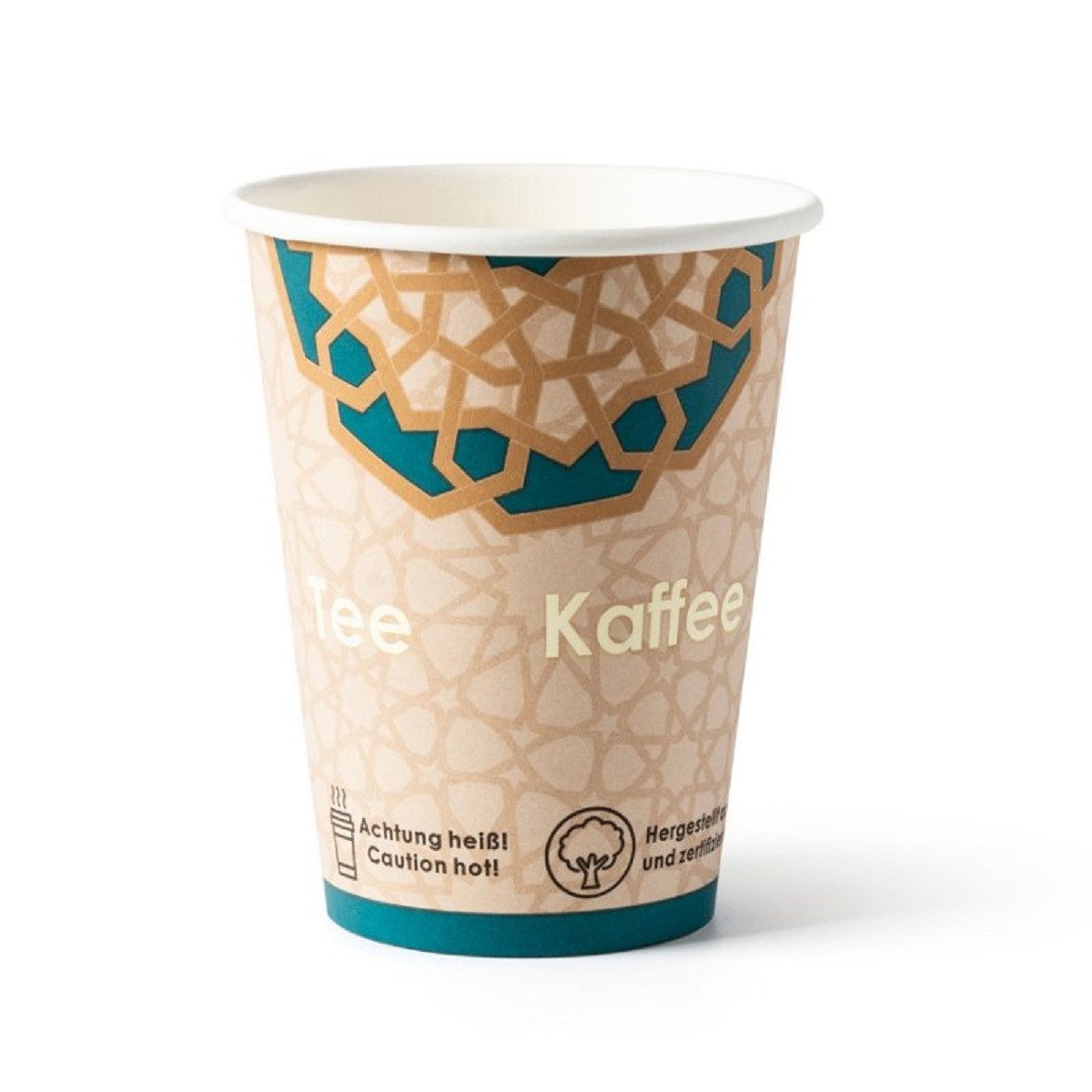 COFI 1453 Coffee-to-go-Becher Pappbecher (Kaffeebecher) 300ml / 12oz - 50er Pack, 50-tlg.