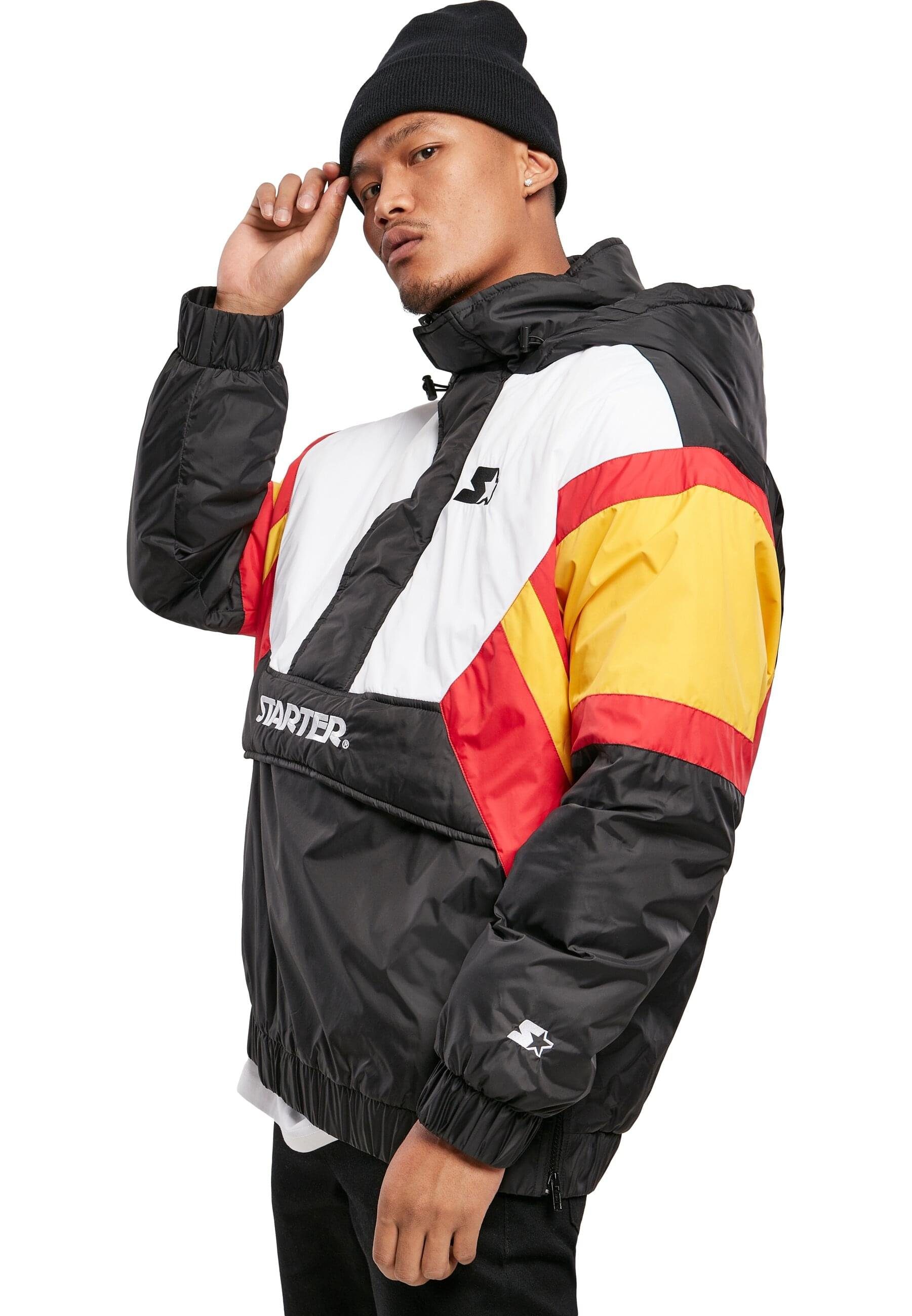 Color Outdoorjacke Half (1-St) Starter Jacket red/golden Herren black/wht/starter Block Starter Retro Zip