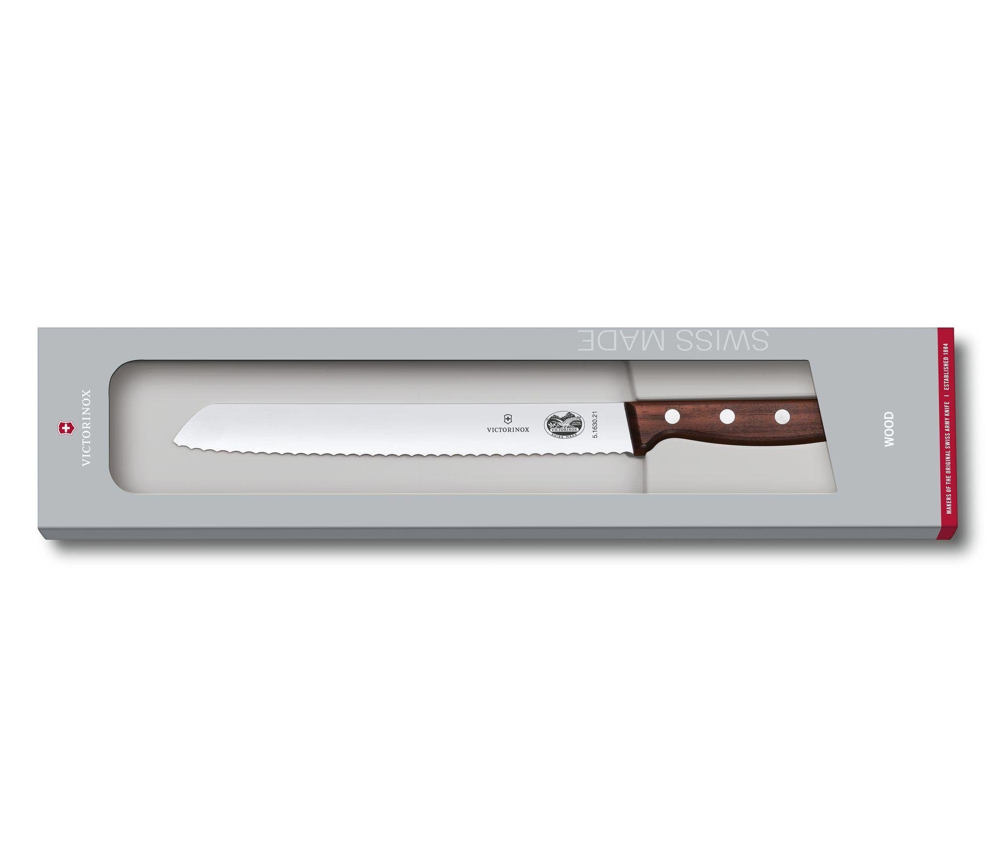 Brotmesser Victorinox Rosewood Brotmesser, Wellenschliff, 21cm