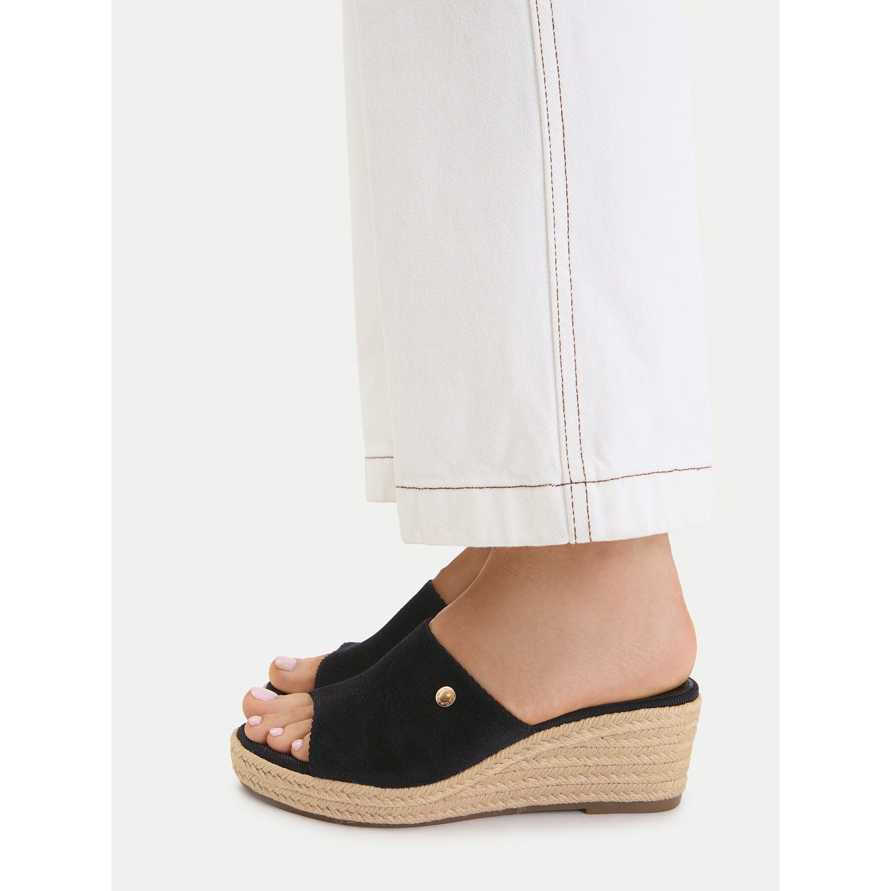 BEVERLY HILLS POLO CLUB Schwarze Flip-Flops für Damen des Beverly Hills Polo Club Badepantolette