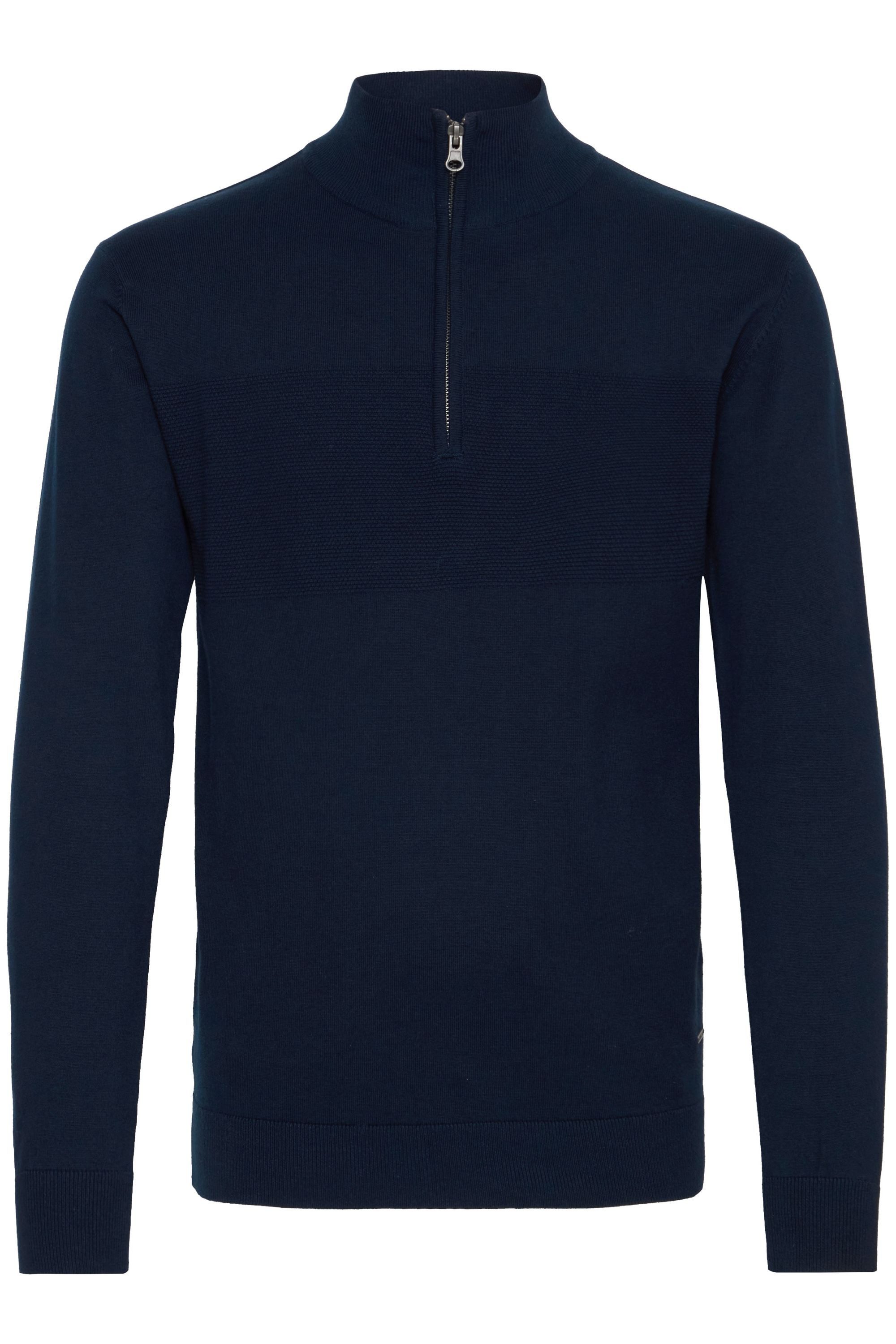 Indicode Troyer IDErno Strickpulli mit Reißverschluss günstig online kaufen