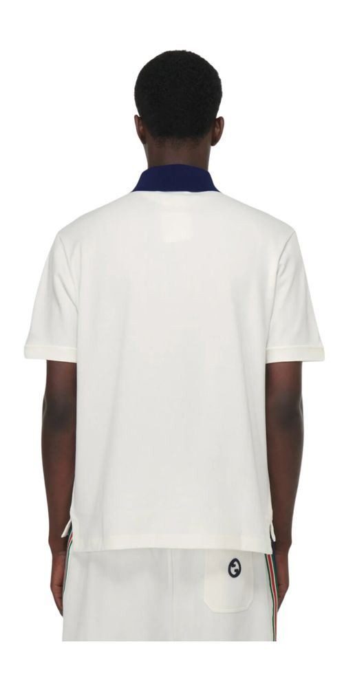 GUCCI Poloshirt Gucci Polo T-Shirt Weiß günstig online kaufen