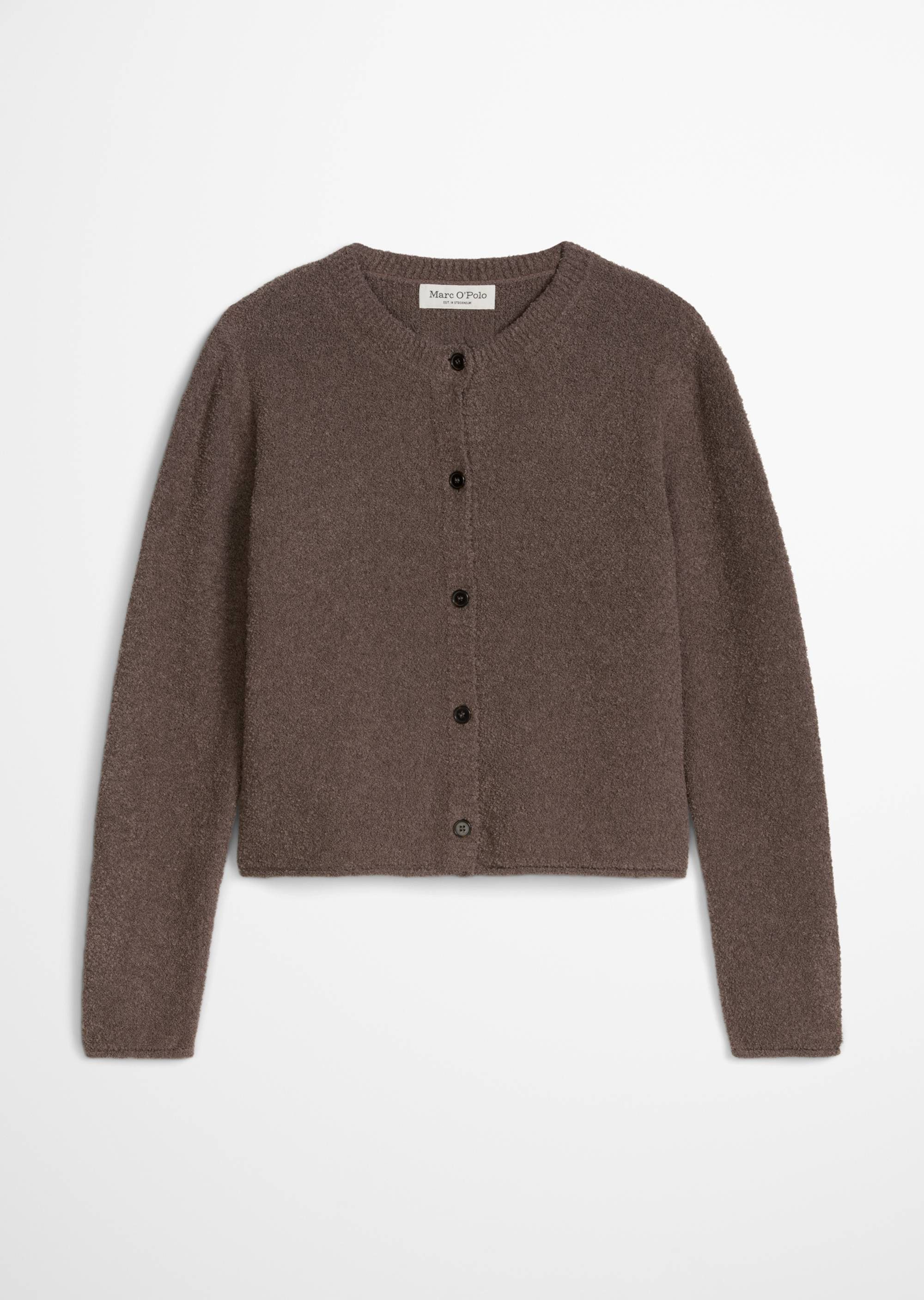 Cardigan aus Bouclé-Garn