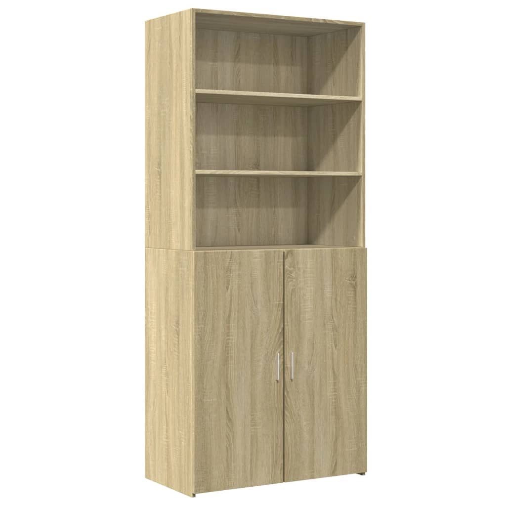 vidaXL Highboard Highboard Sonoma-Eiche 80x42,5x185 cm Holzwerkstoff (1 St) günstig online kaufen